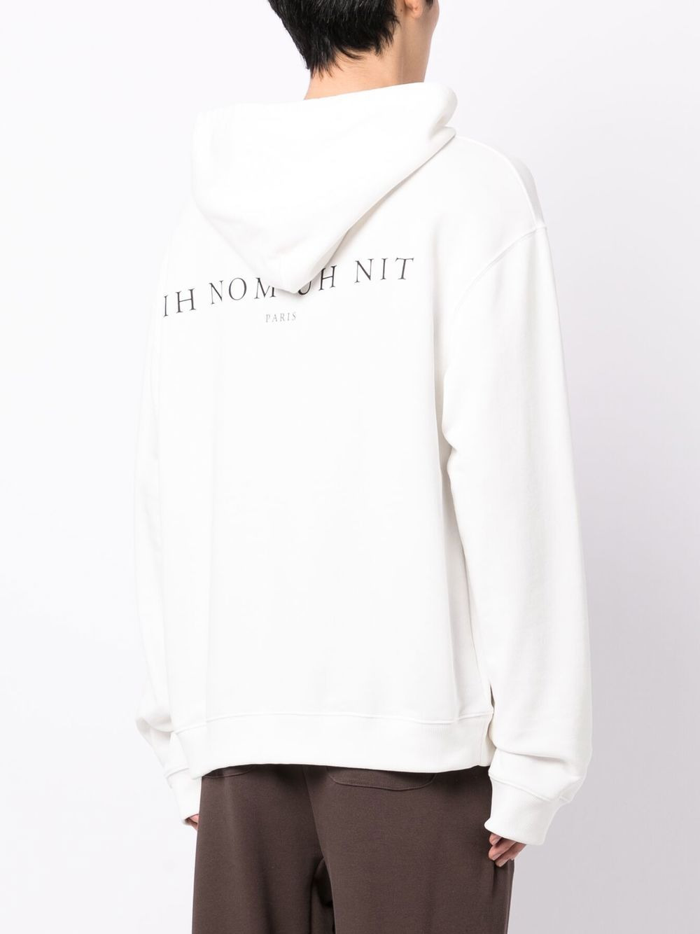 graphic-print drawstring hoodie - 4