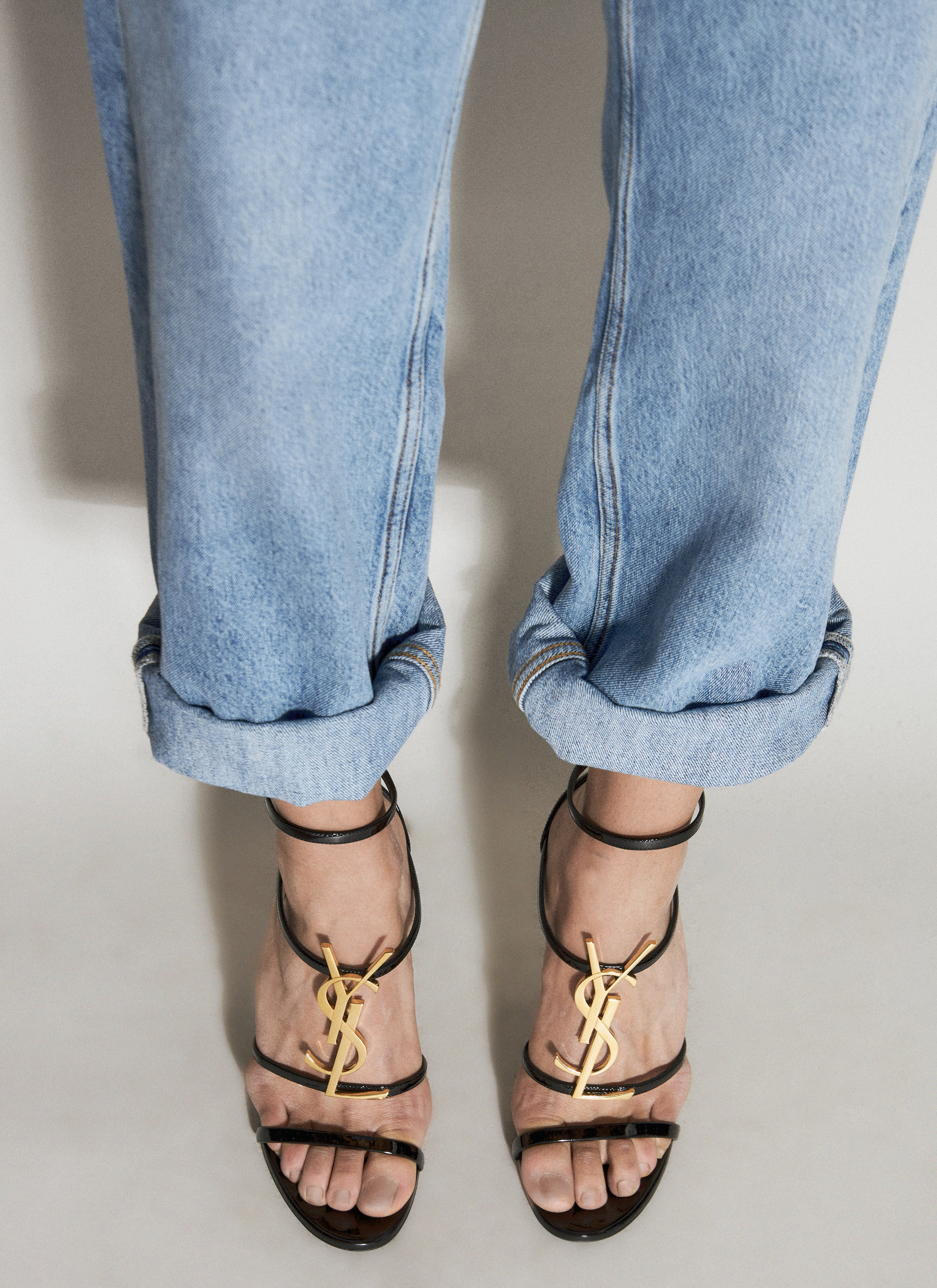 Saint Laurent Women Cassandra Heeled Sandals - 2