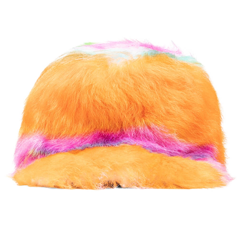 MARNI SHEARLING BASEBALL HAT - ORANGE - 1