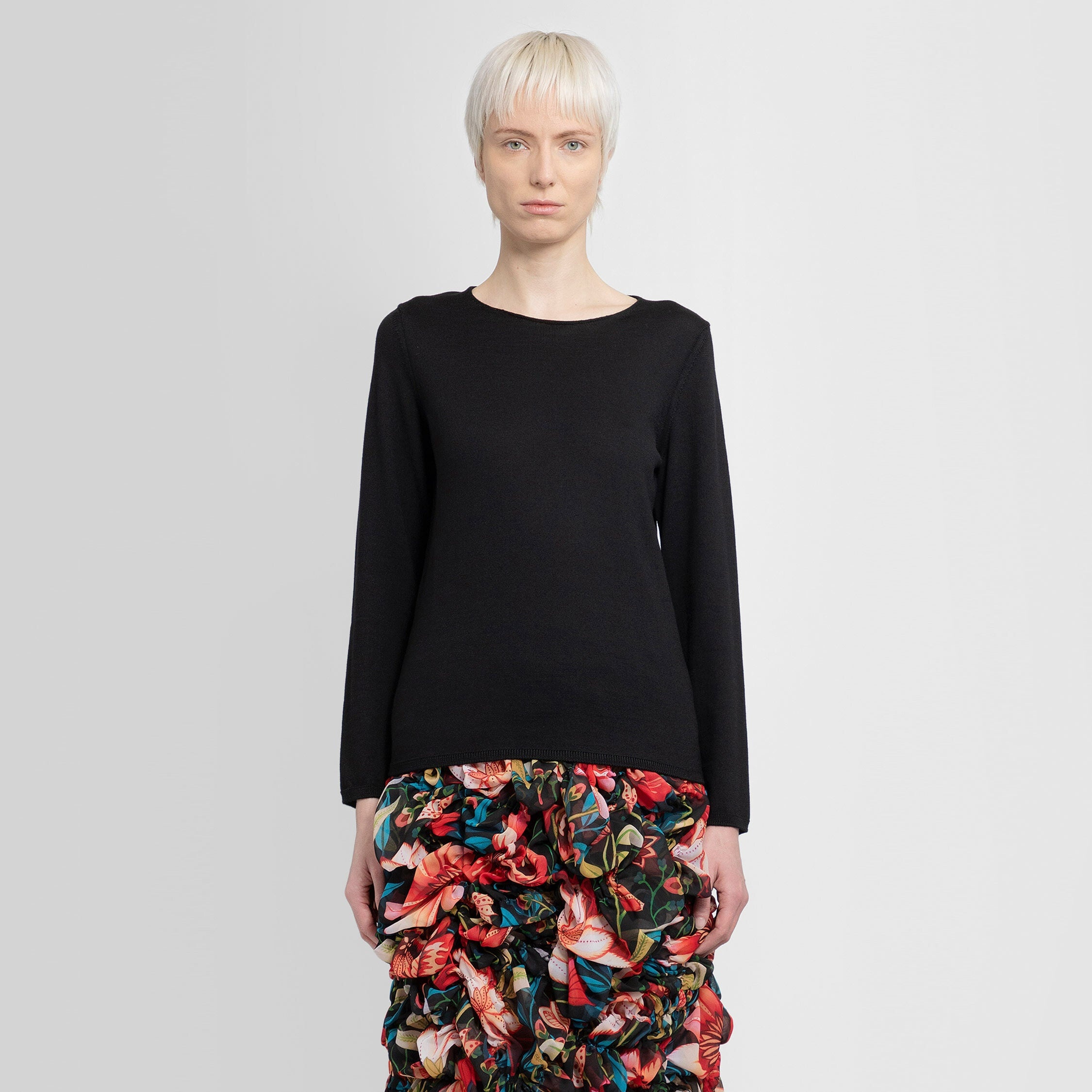 COMME DES GARCONS WOMAN BLACK KNITWEAR - 6