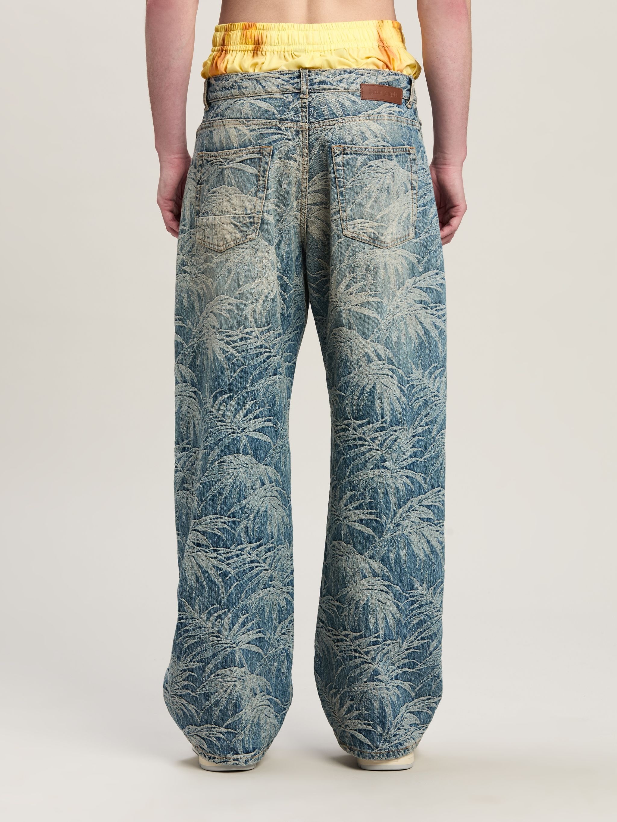 PALMS WASH LOOSE JEANS - 5