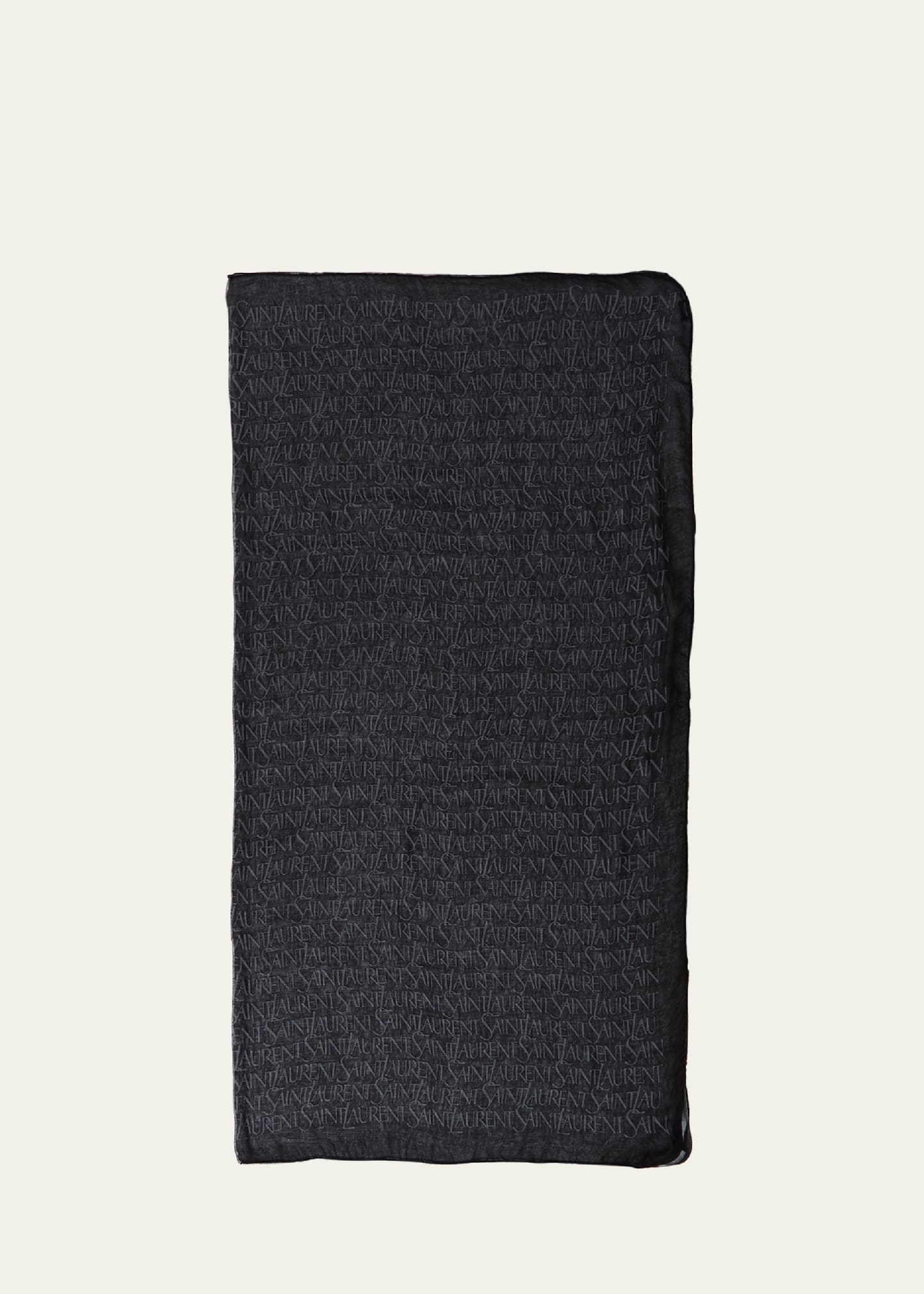 Monogram Sheer Scarf - 1