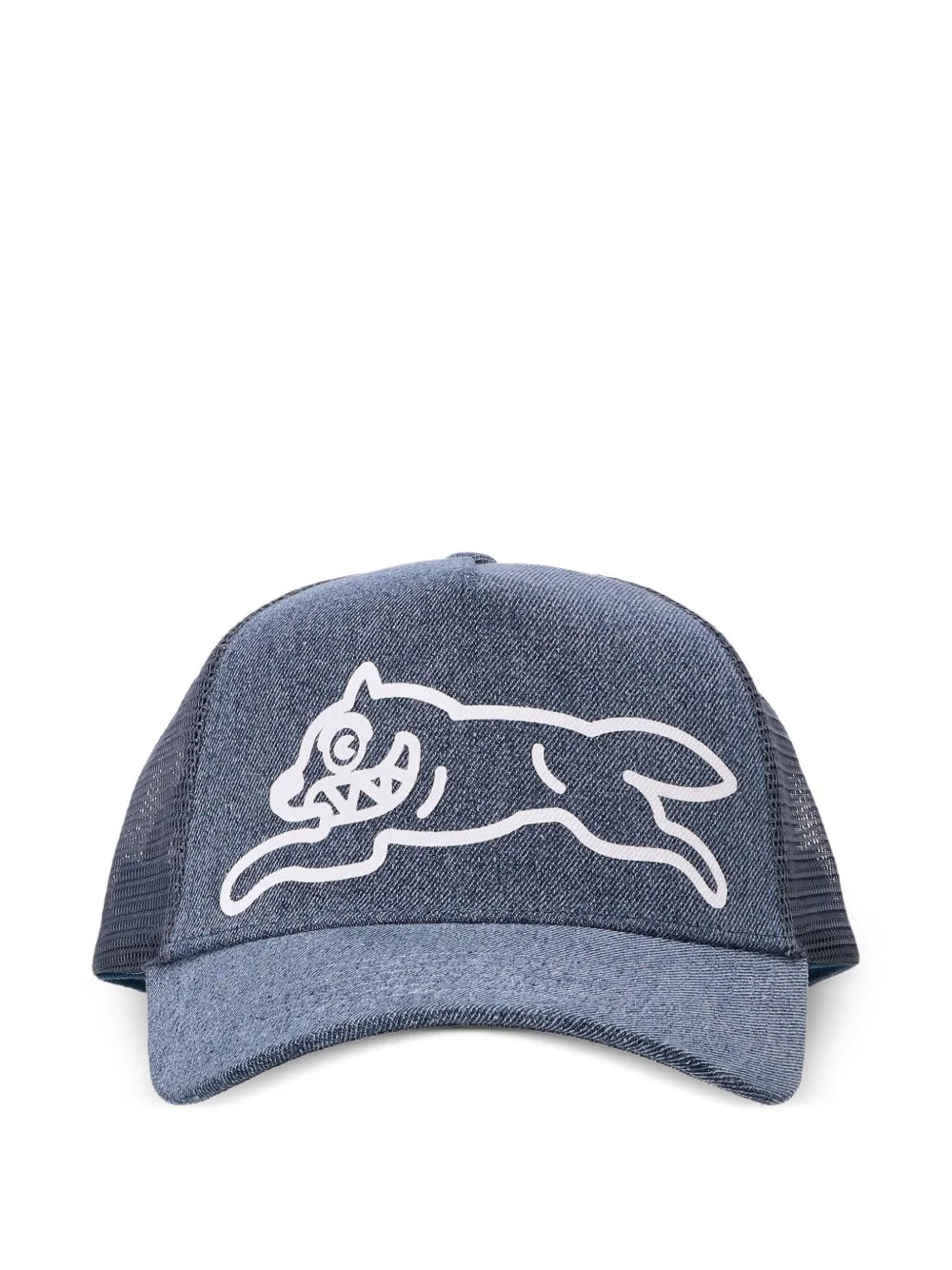 wolf-print trucker cap - 1