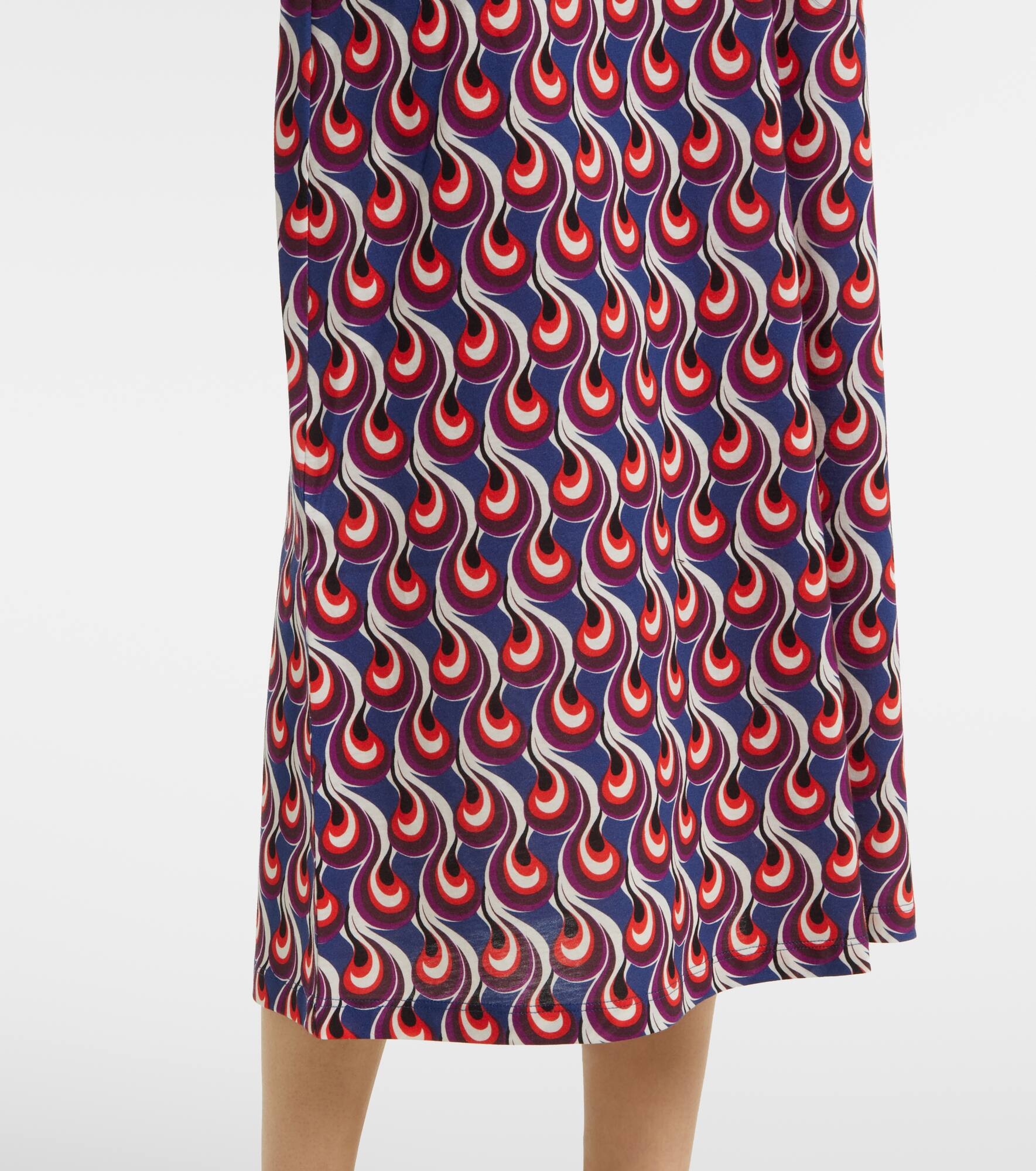Swing Sporty printed jersey midi dress - 6