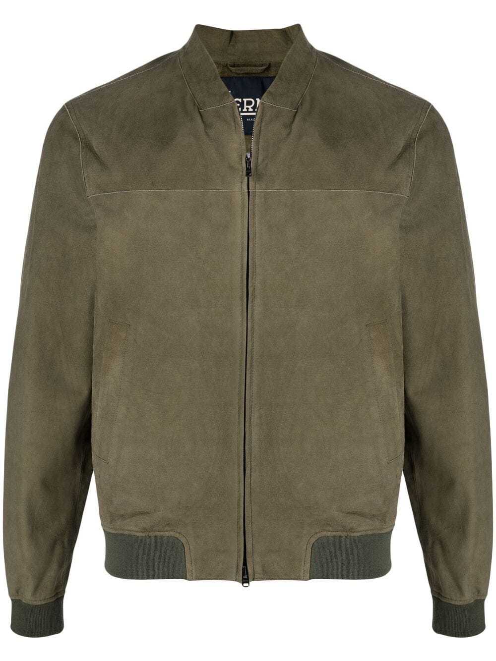 suede bomber jacket - 1