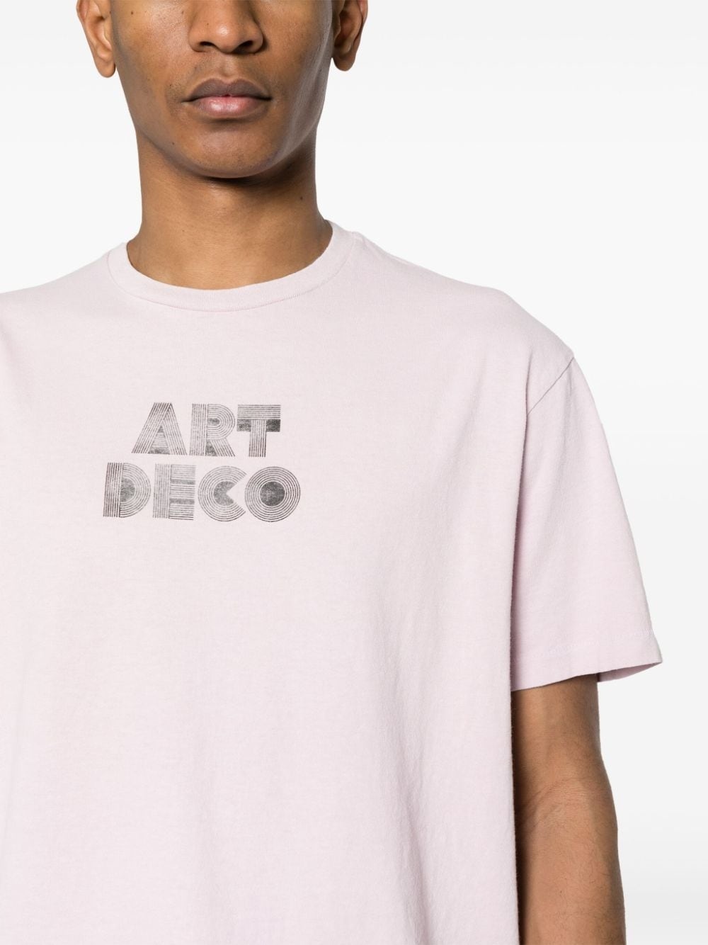Art Deco cotton T-shirt - 5