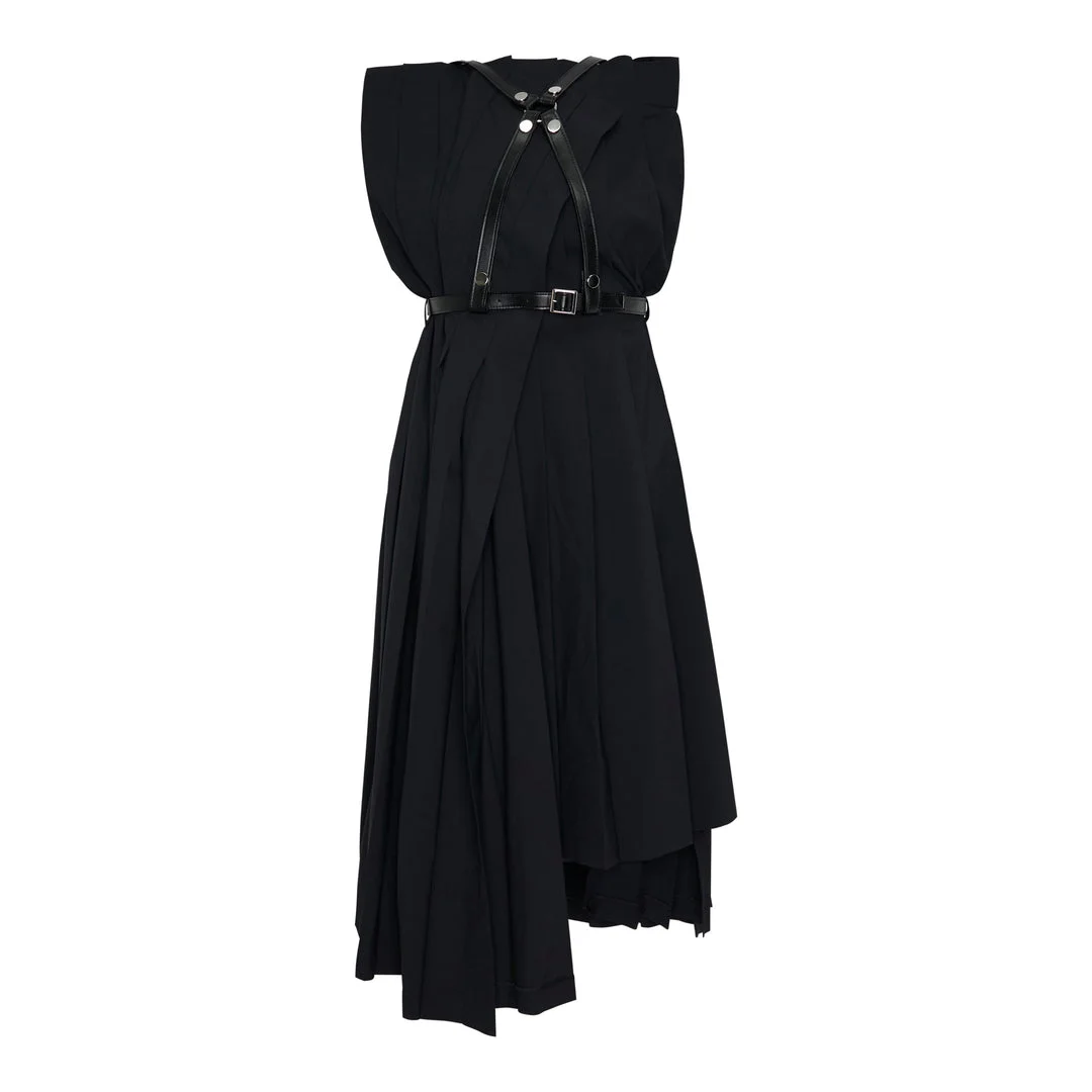 Midi Pleated Harness Dress - 1
