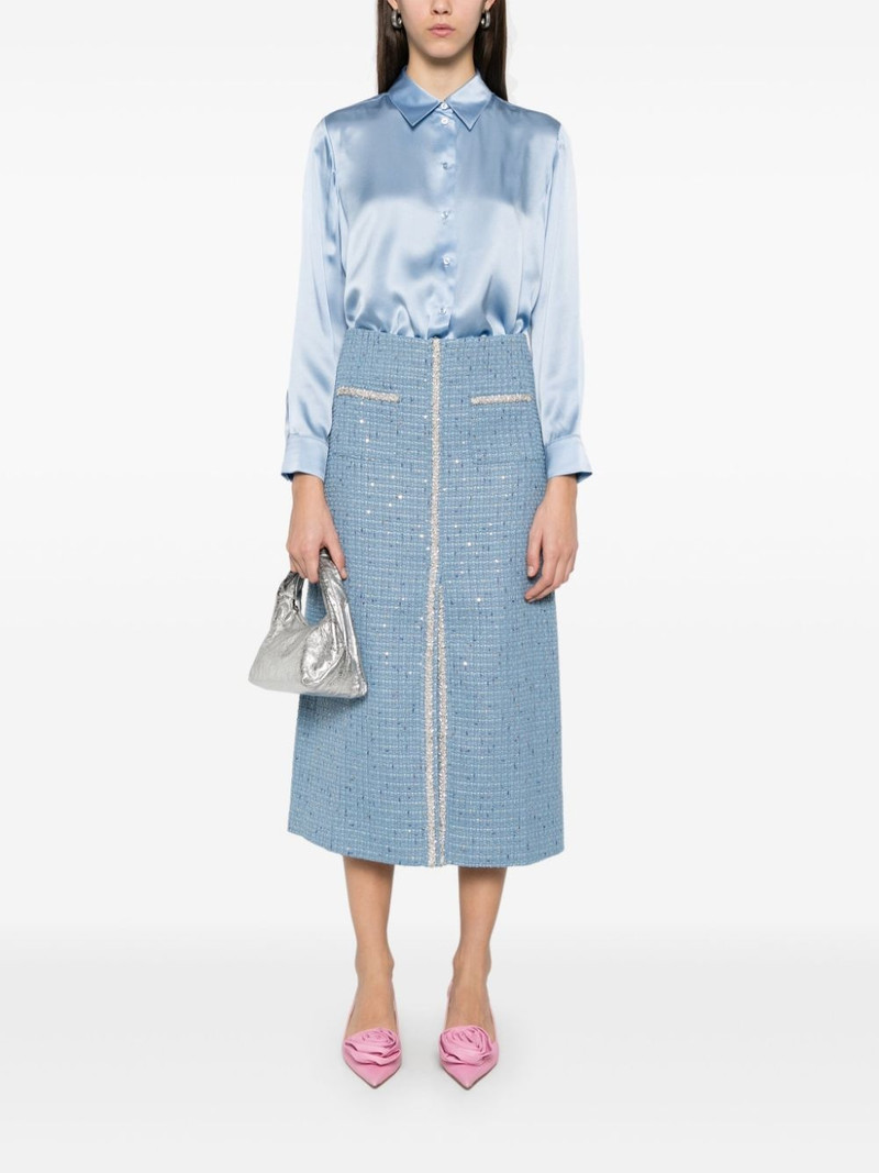 maje silk shirt outlook