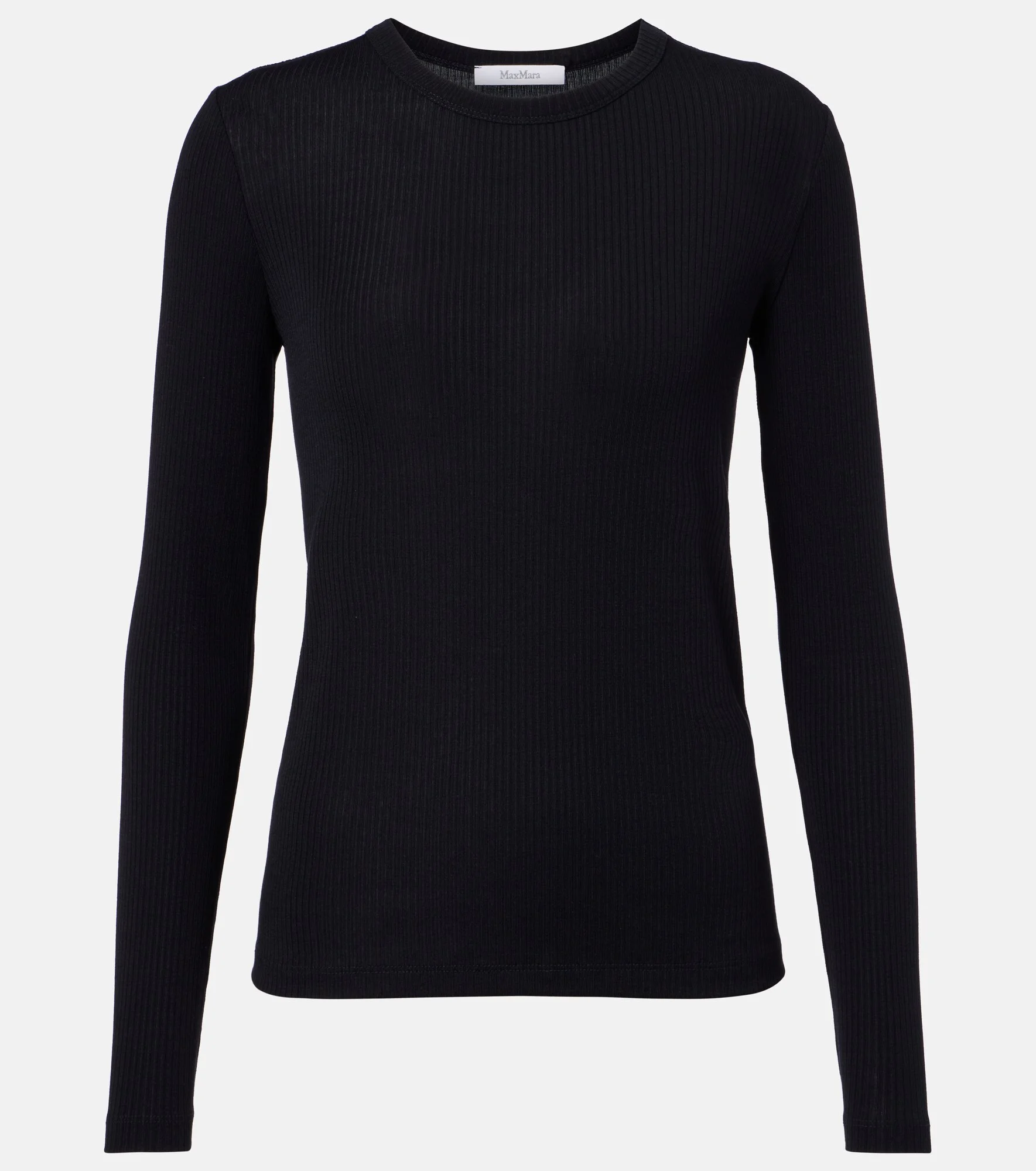 Ribbed-knit T-shirt - 1