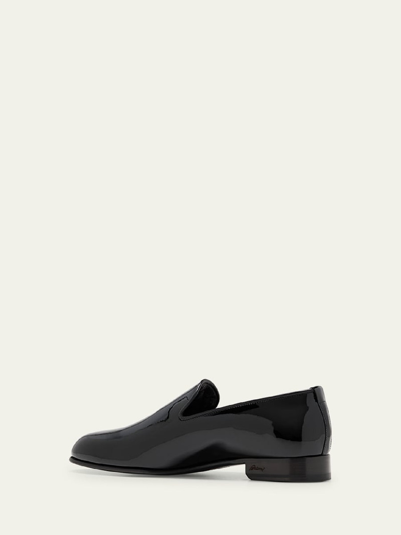 Brioni Men's Patent Leather Venetian Loafers outlook