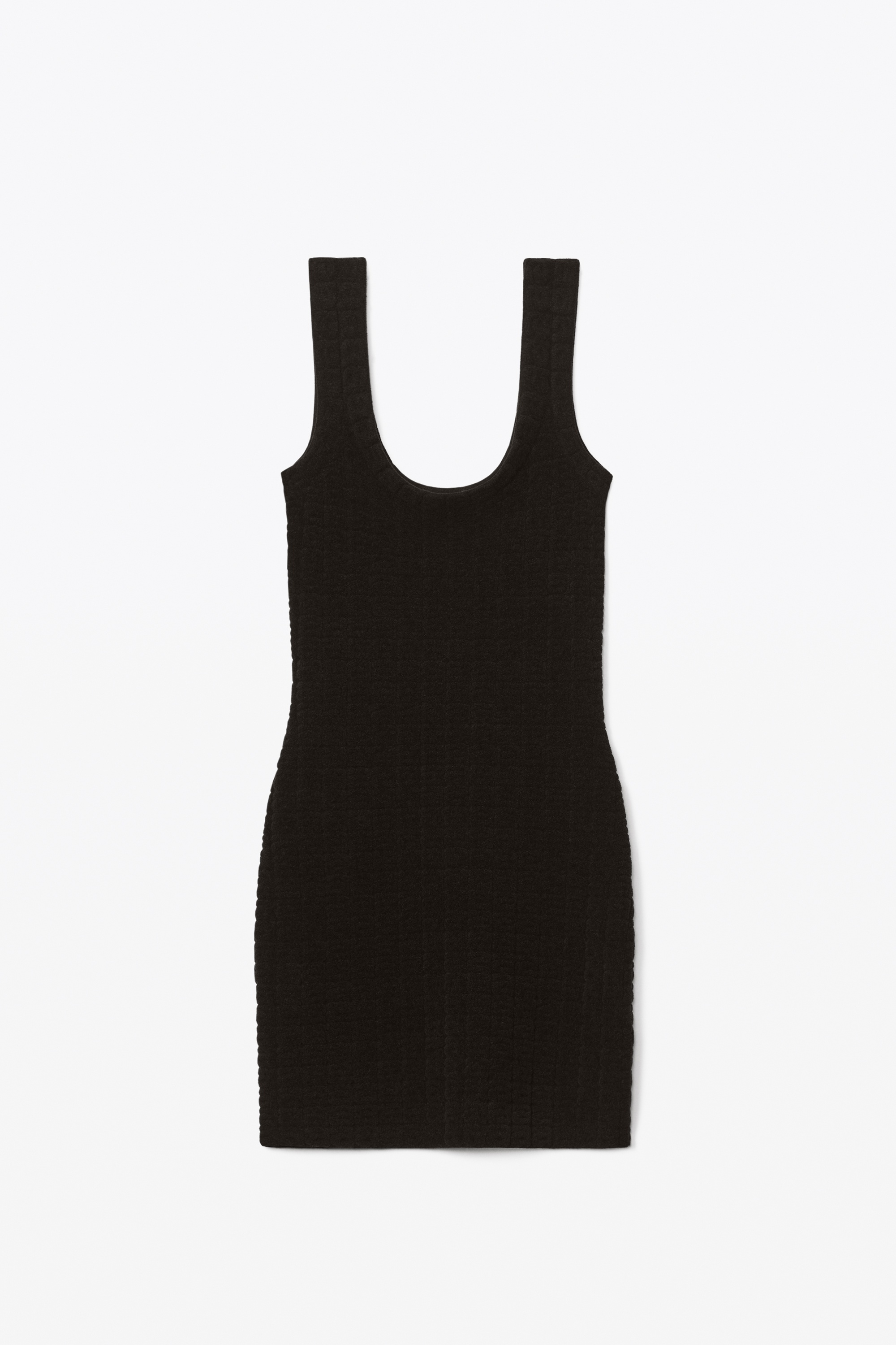 TANK DRESS IN CHENILLE JACQUARD - 1