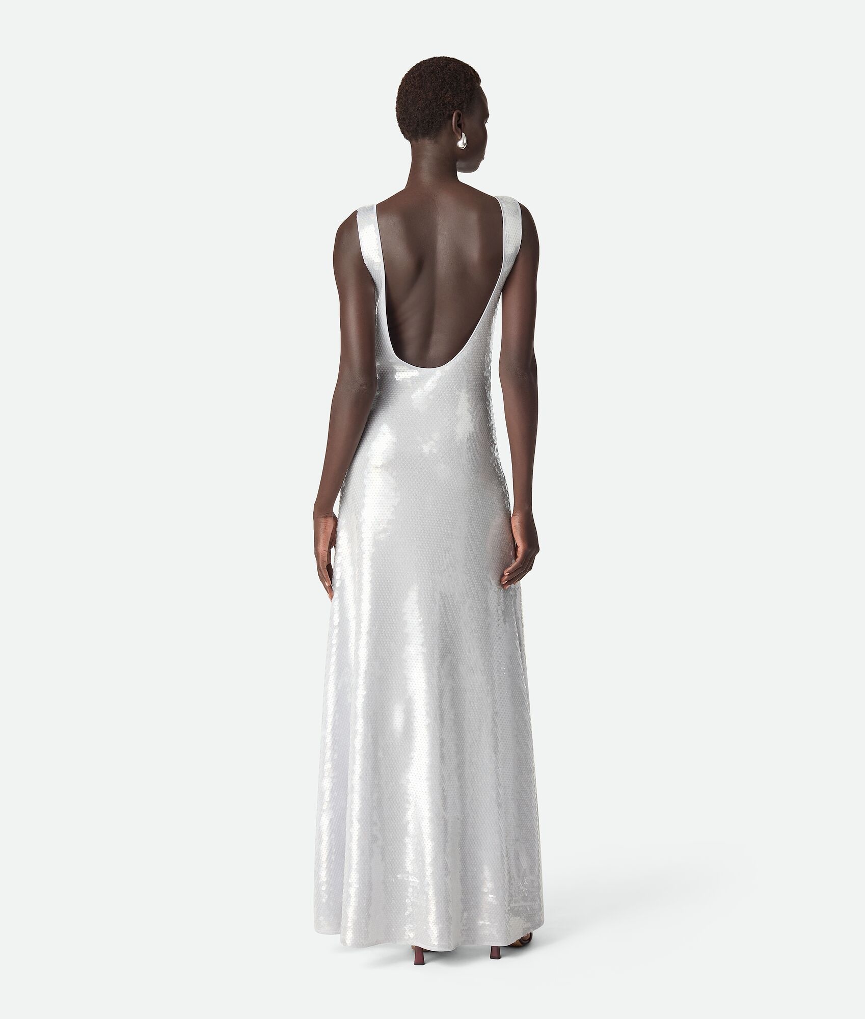 Light Viscose Sequins Dress - 3