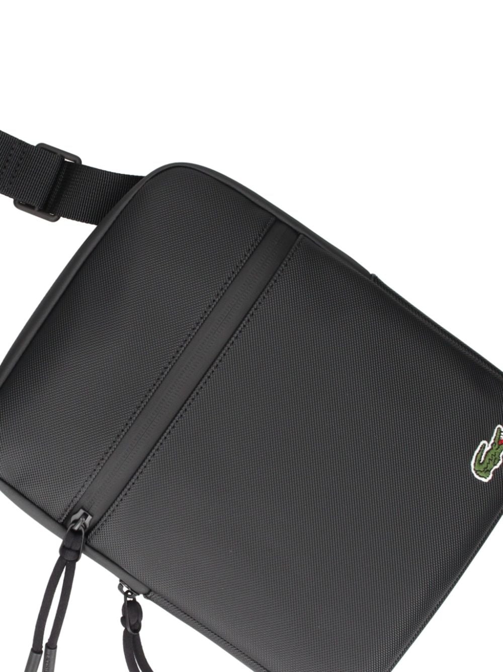 embroidered logo shoulder bag - 5