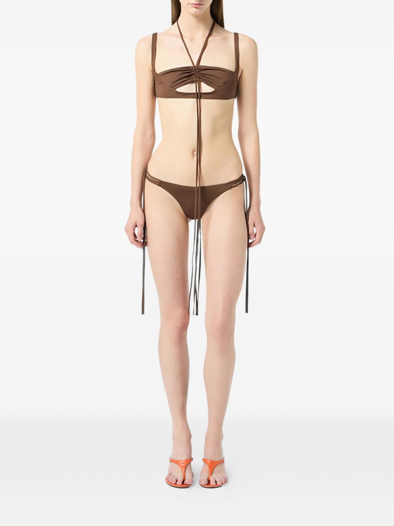 Blumarine cut-out bikini top outlook