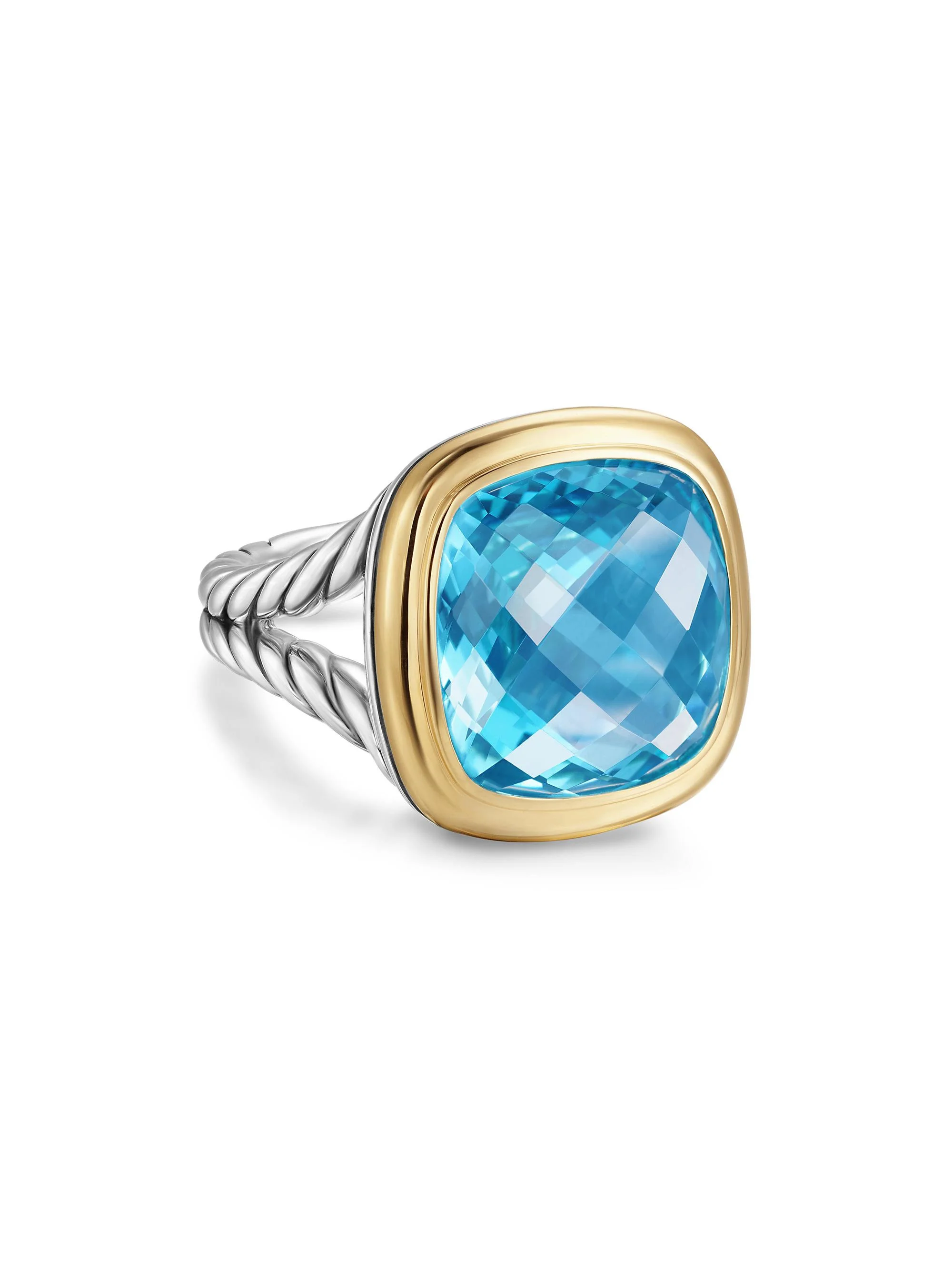 Women's Albion Ring in Sterling Silver - Blue Topaz - 1