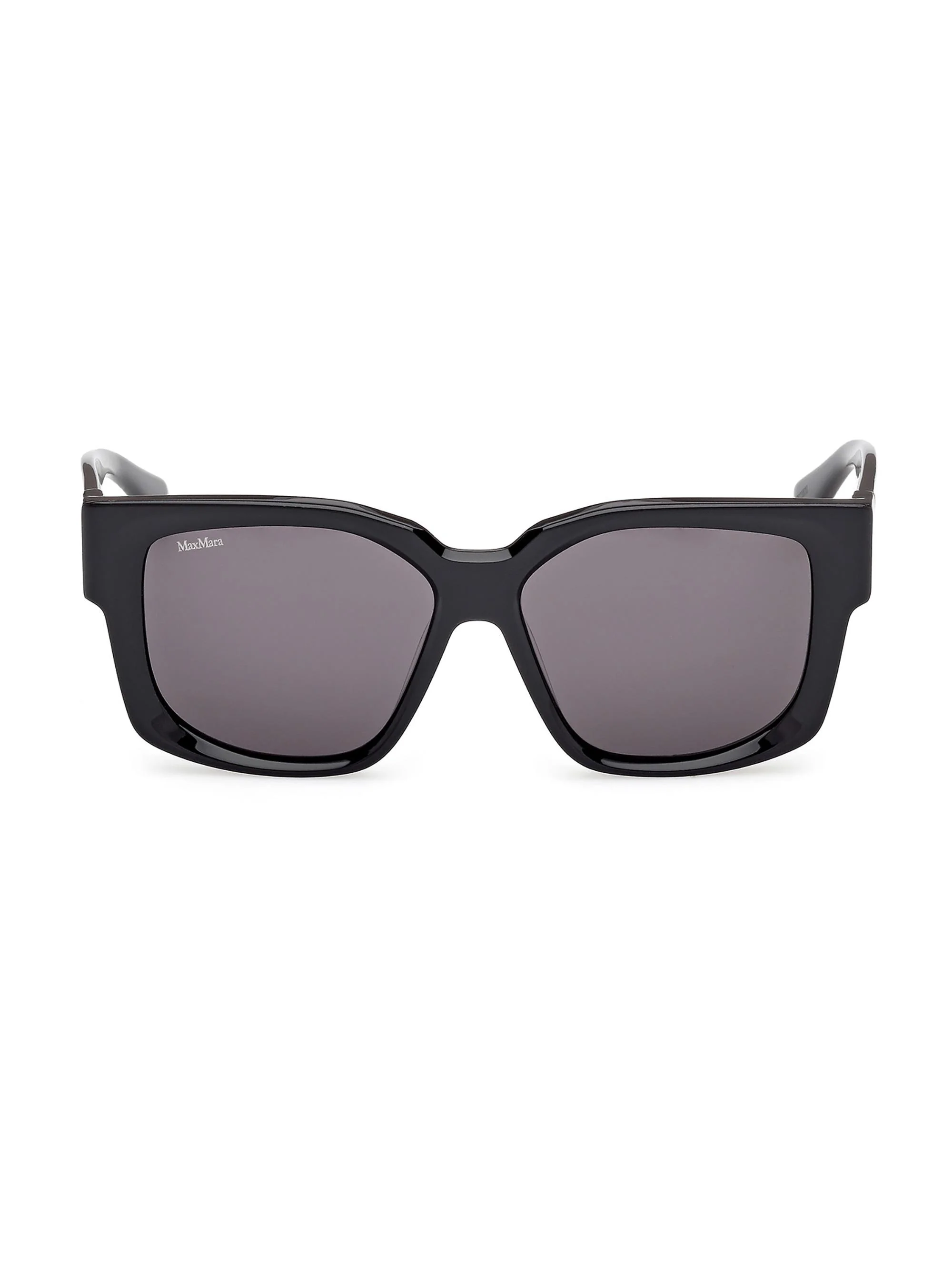 Women's Glimpse-7 54MM Square Sunglasses - Shiny Black - 1