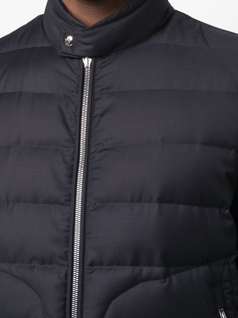 quilted zip-up jacket - 5