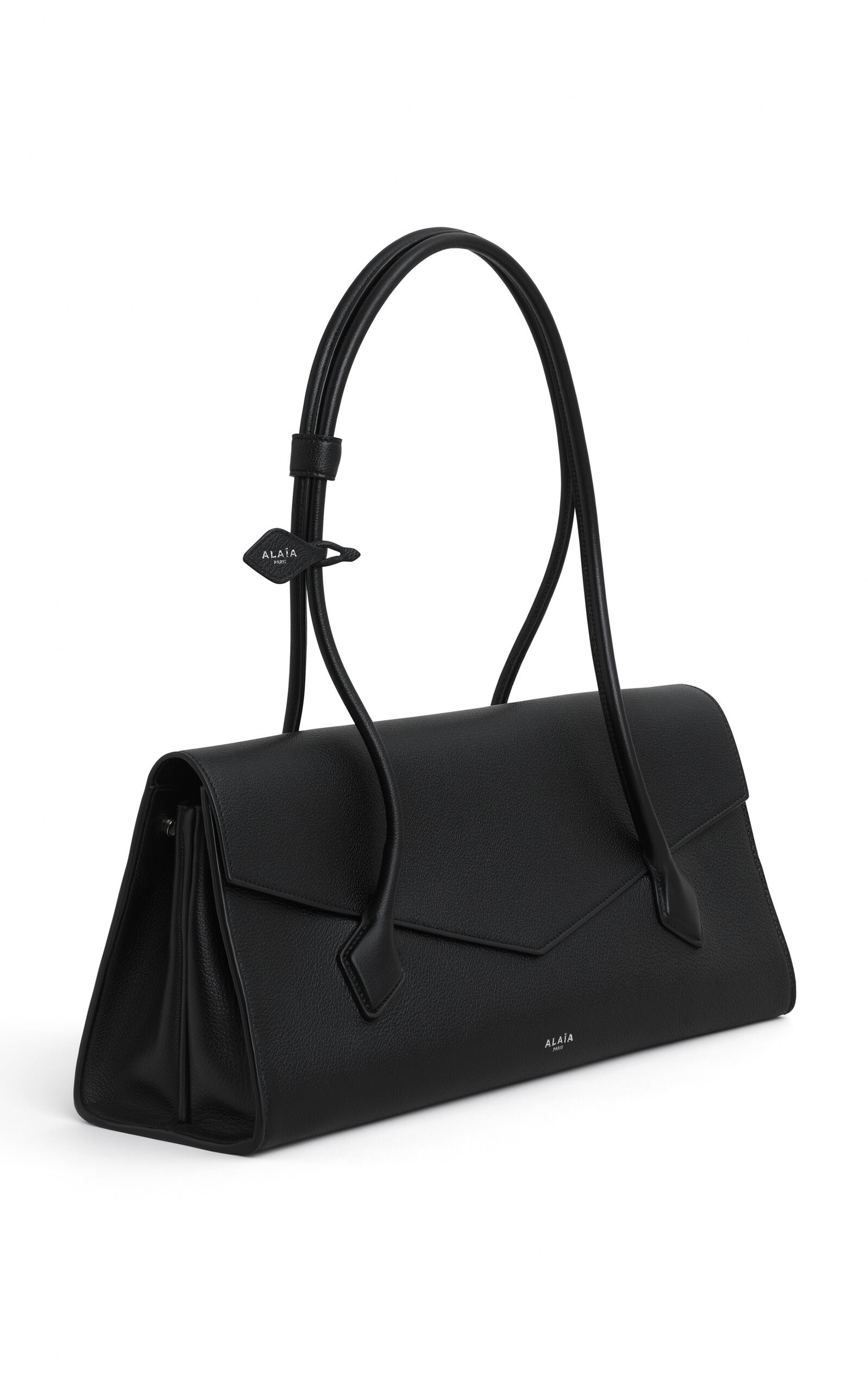 Le Teckel Leather Flap Bag black - 3