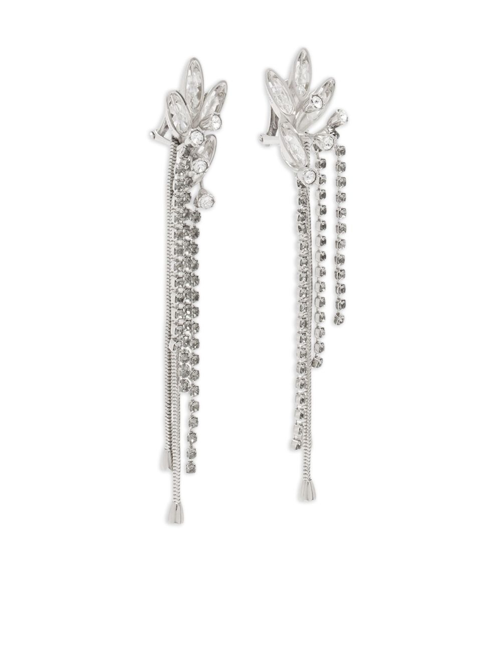 crystal-embellished earrings - 3