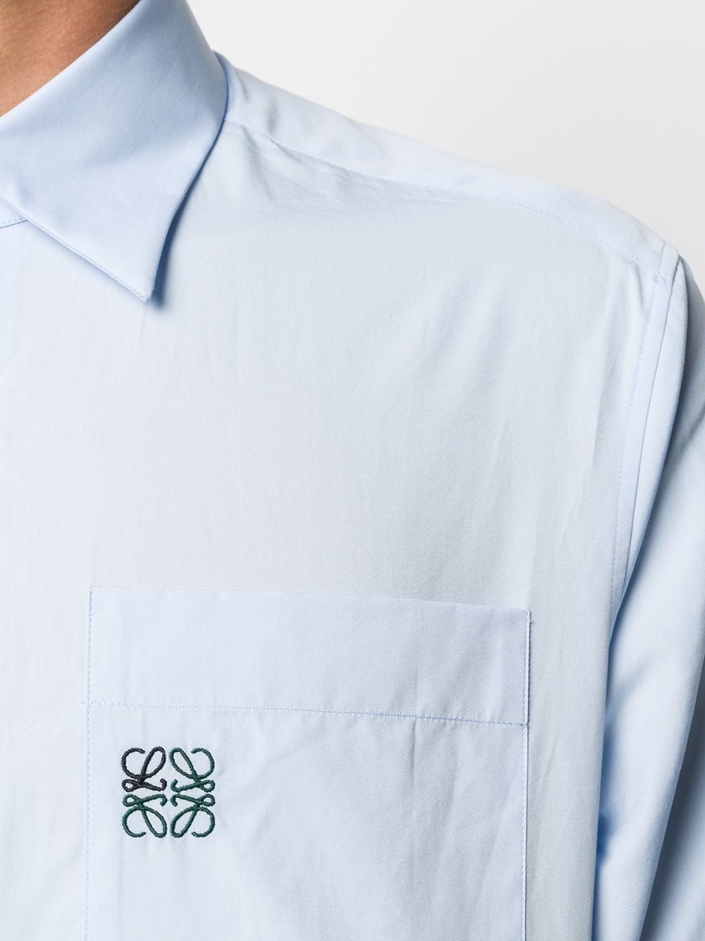 embroidered Oxford shirt - 5