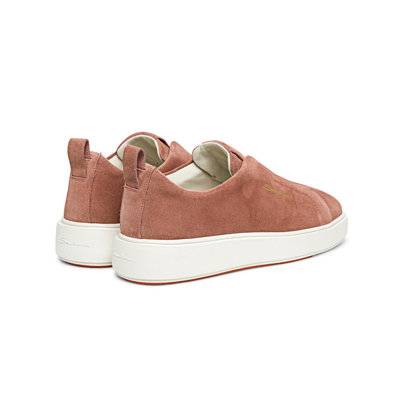 Women’s pink suede slip-on sneaker 3