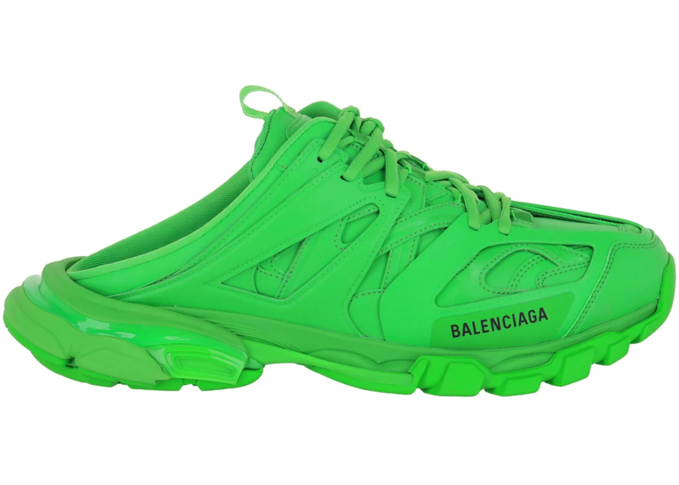 Balenciaga Track Mule Sneakers Green Black - 1