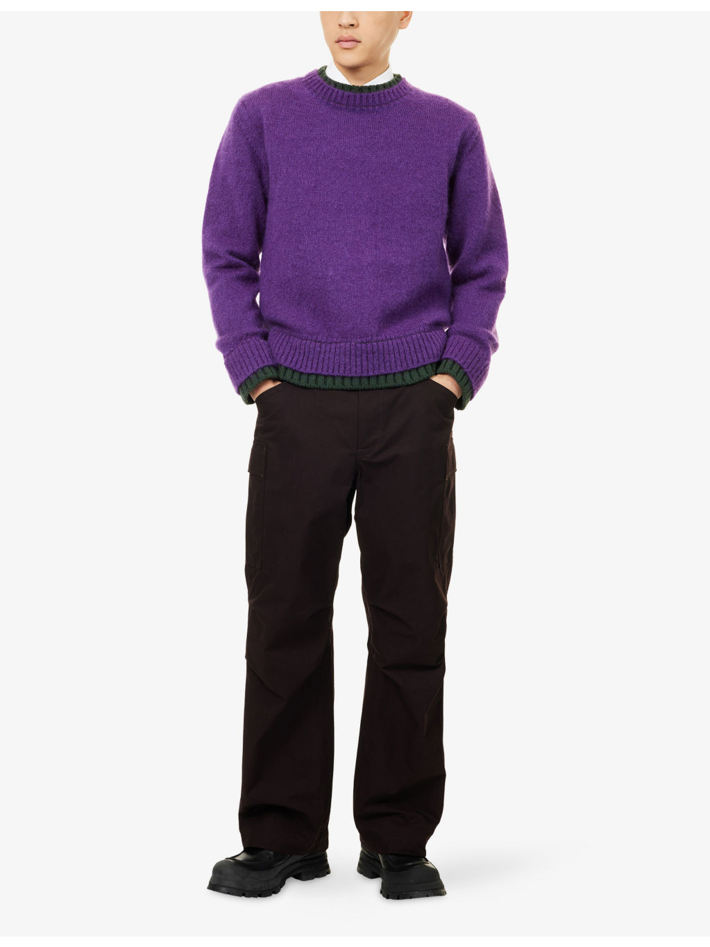 Straight-Leg Belted Wool And Cupro Suiting Trousers - 2