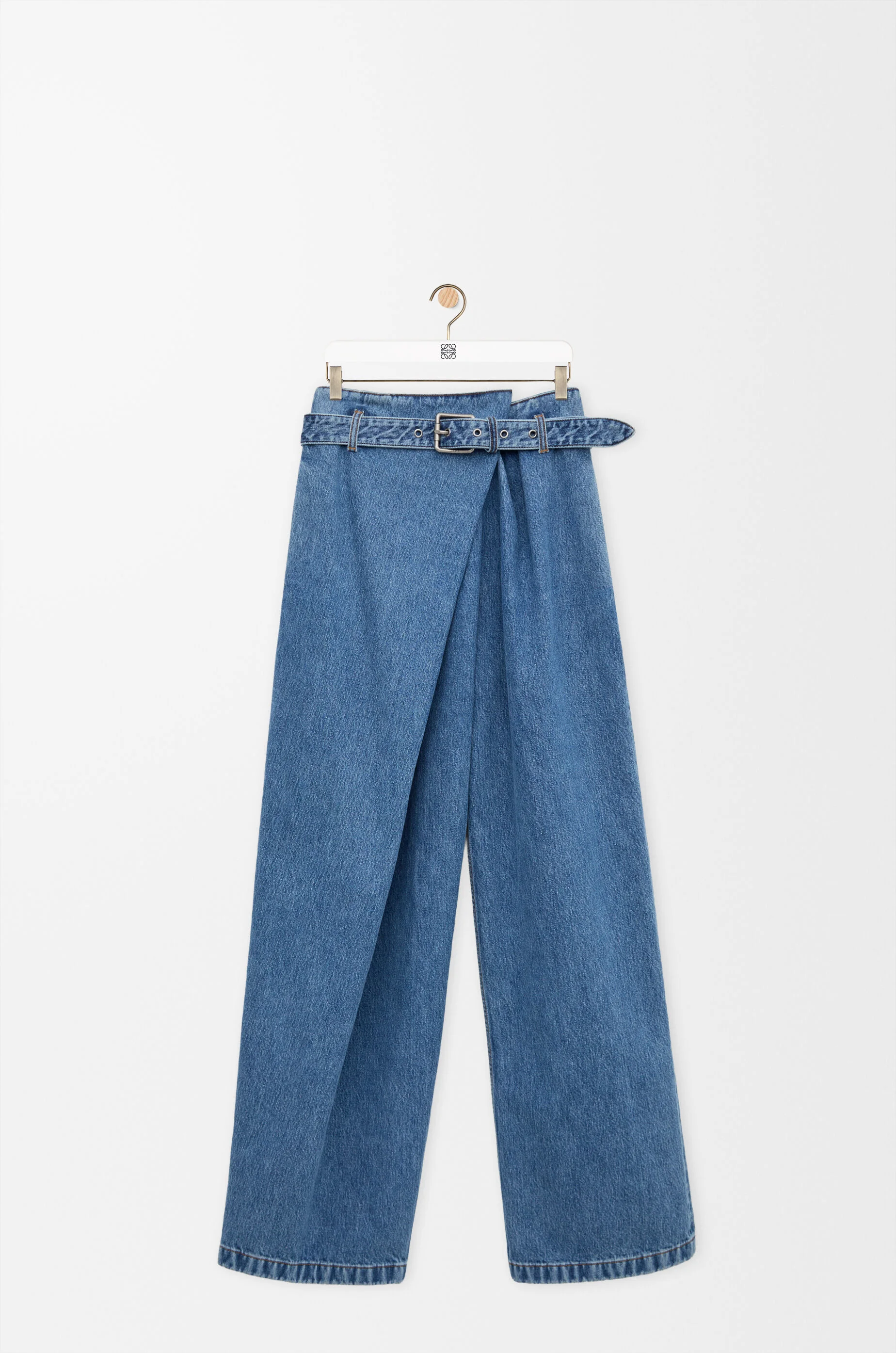 Draped jeans in denim - 1