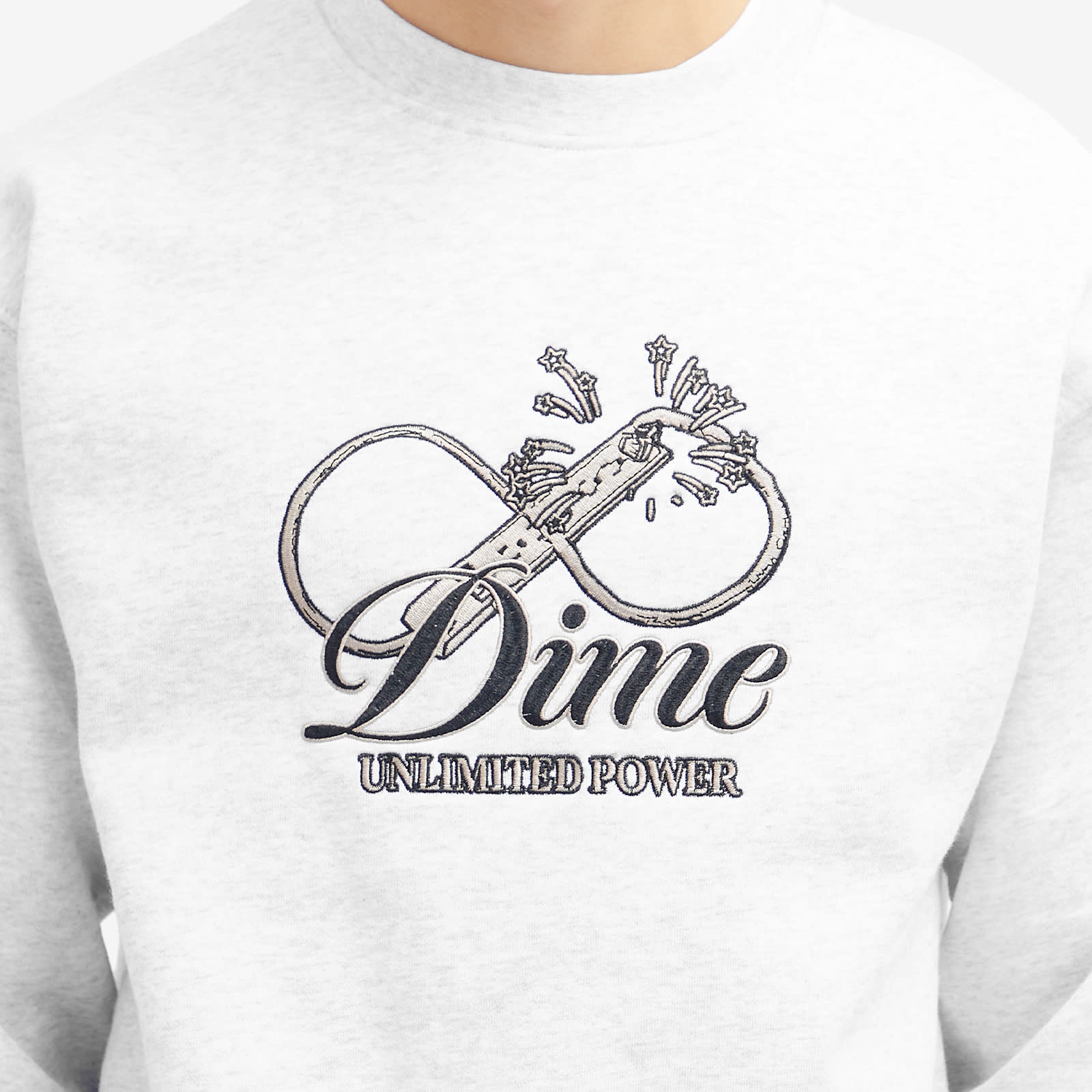 【Dime】CURSIVE POWER CREWNECK Dime Dime Cursive Power Sweatshirt | endclothing | REVERSIBLE