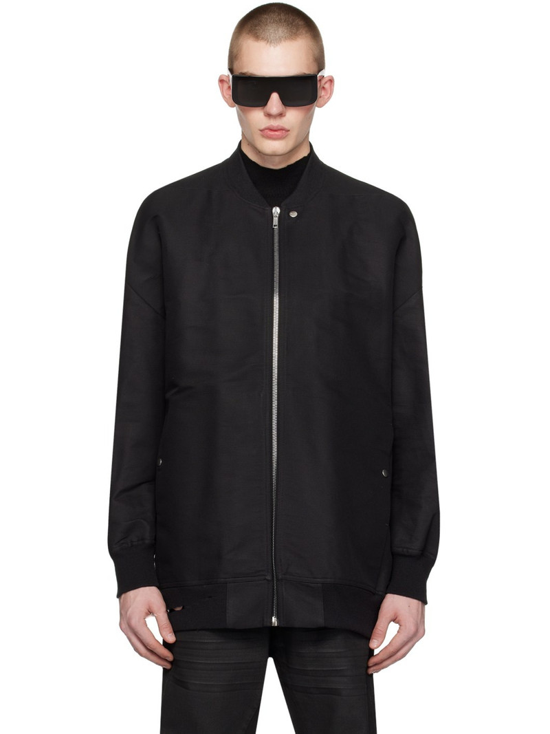 Black Jumbo Peter Bomber Jacket 1