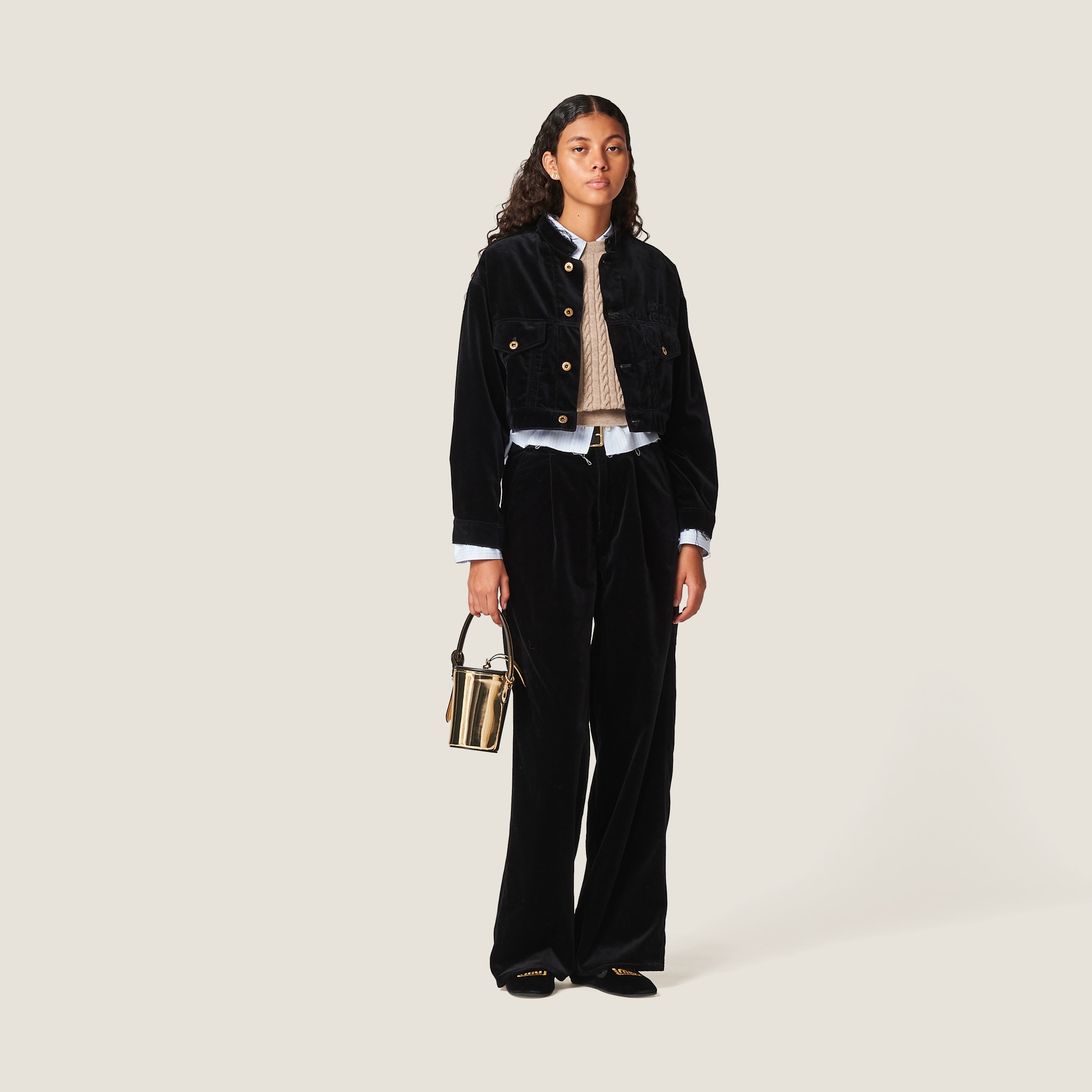 Washed velvet pants - 2