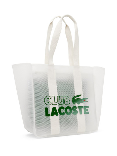 LACOSTE Transparent Logo Tote outlook