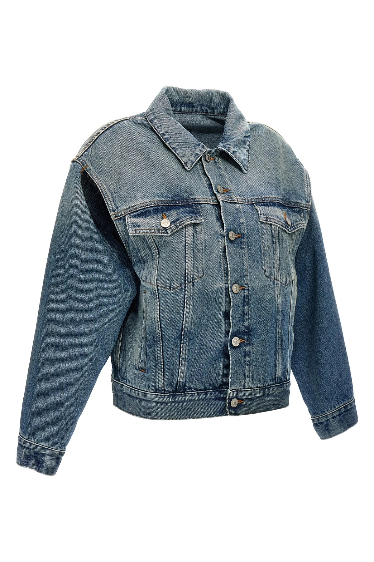 Cut-out denim jacket - 3