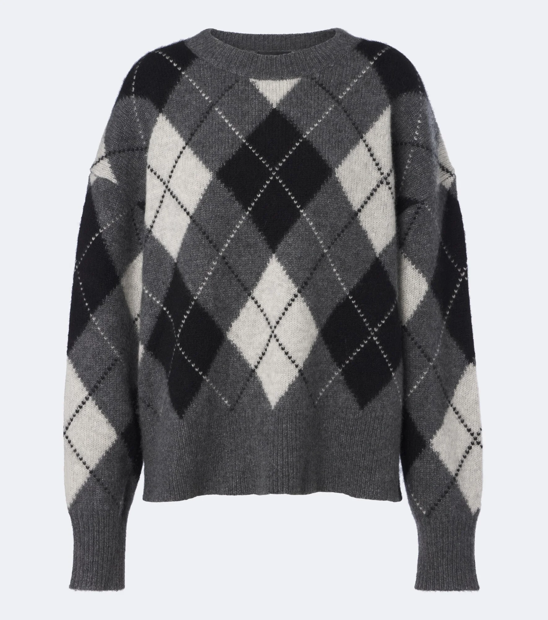 Donnika argyle cashmere and silk sweater - 1