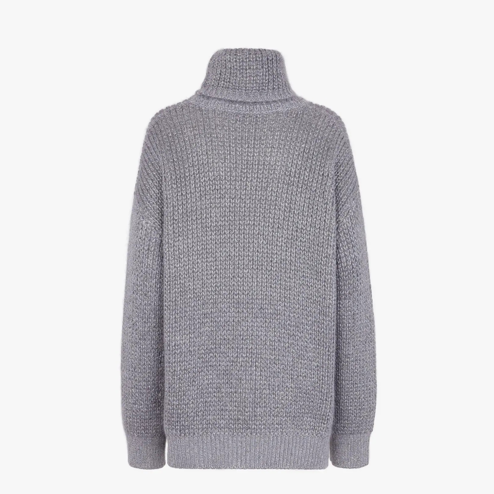 Gray wool sweater - 2
