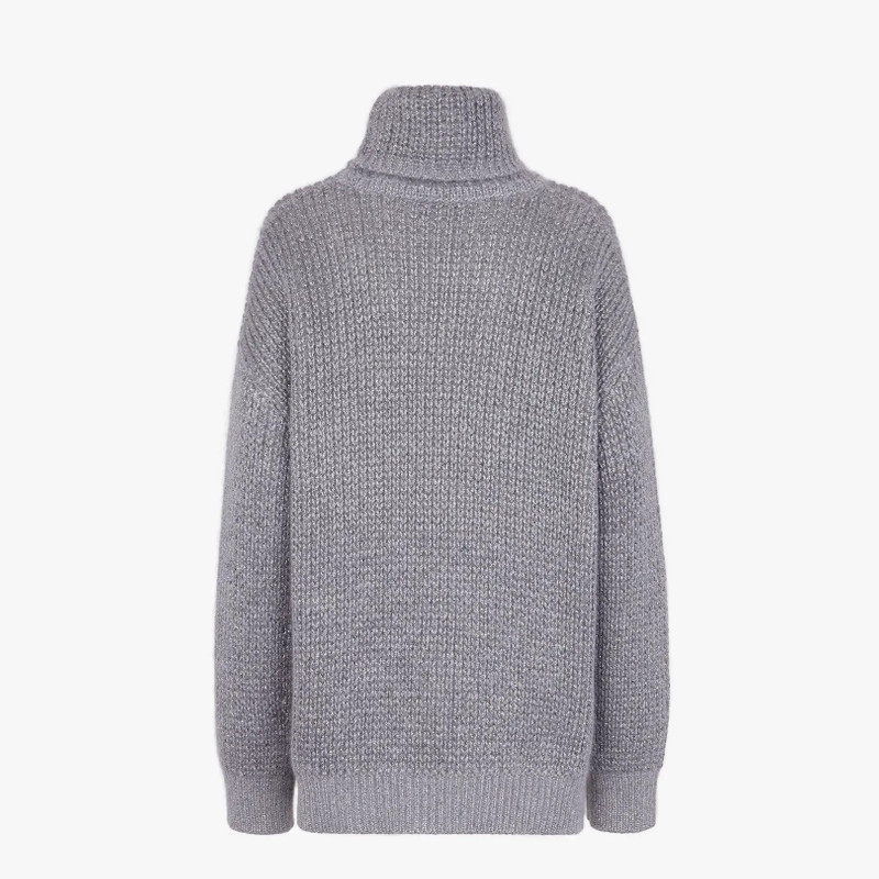 FENDI Gray wool sweater outlook