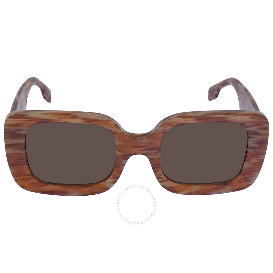 Burberry Brown Square Ladies Sunglasses BE4327 391573 51 - 1