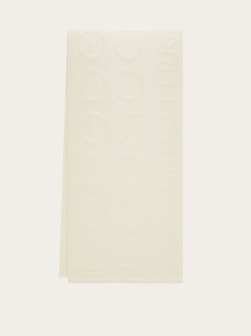 Gancini jacquard scarf 1