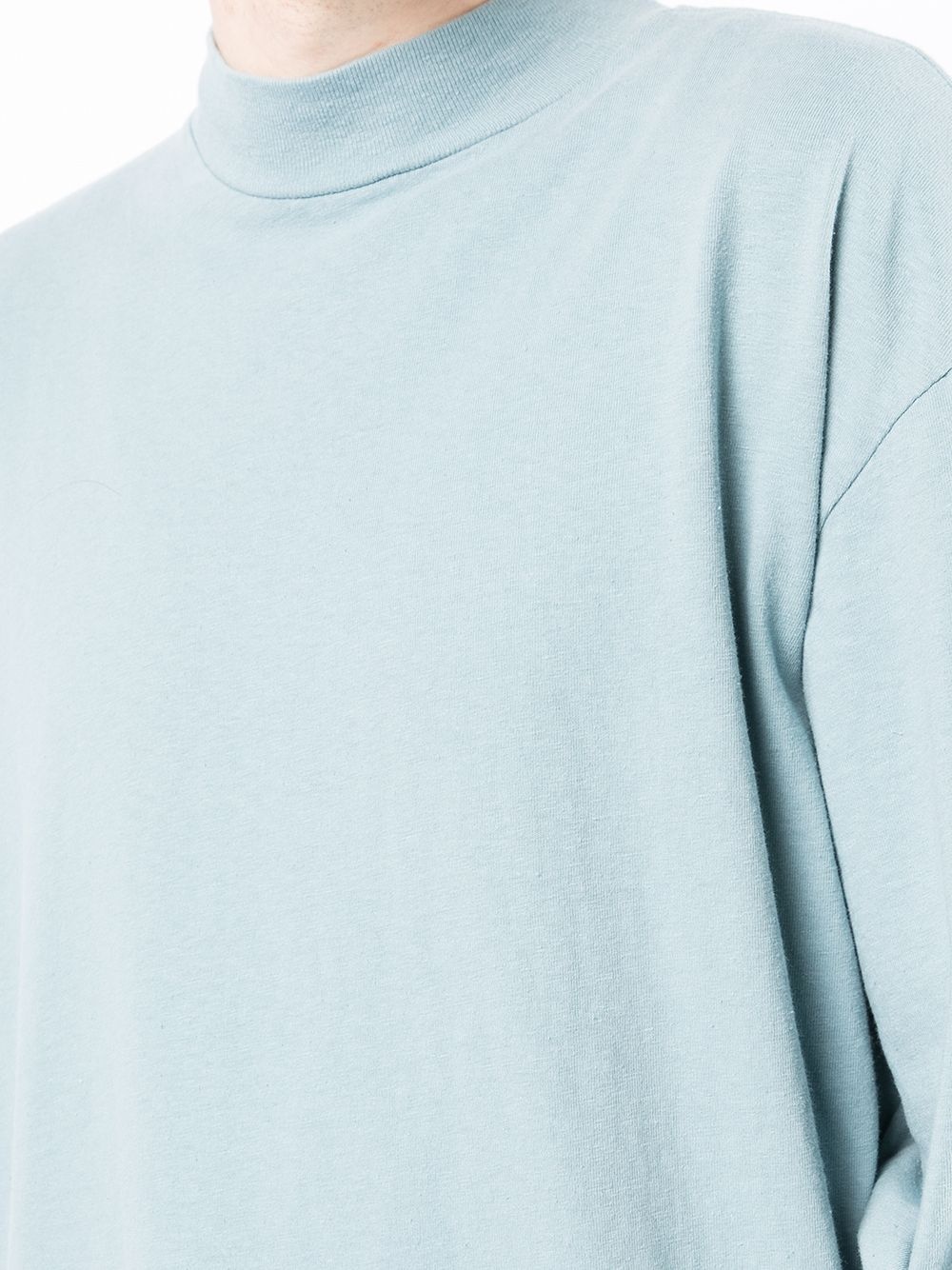 mock neck long-sleeved T-shirt - 5