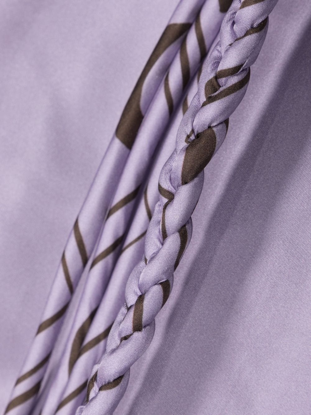 geometric braided-detail scarf - 2