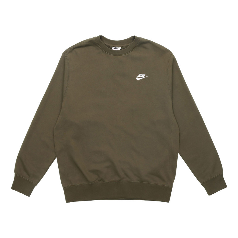 Nike Sportswear Club French Terry Logo Sweatshirt 'Olive Khaki' BV2667-326 - 1