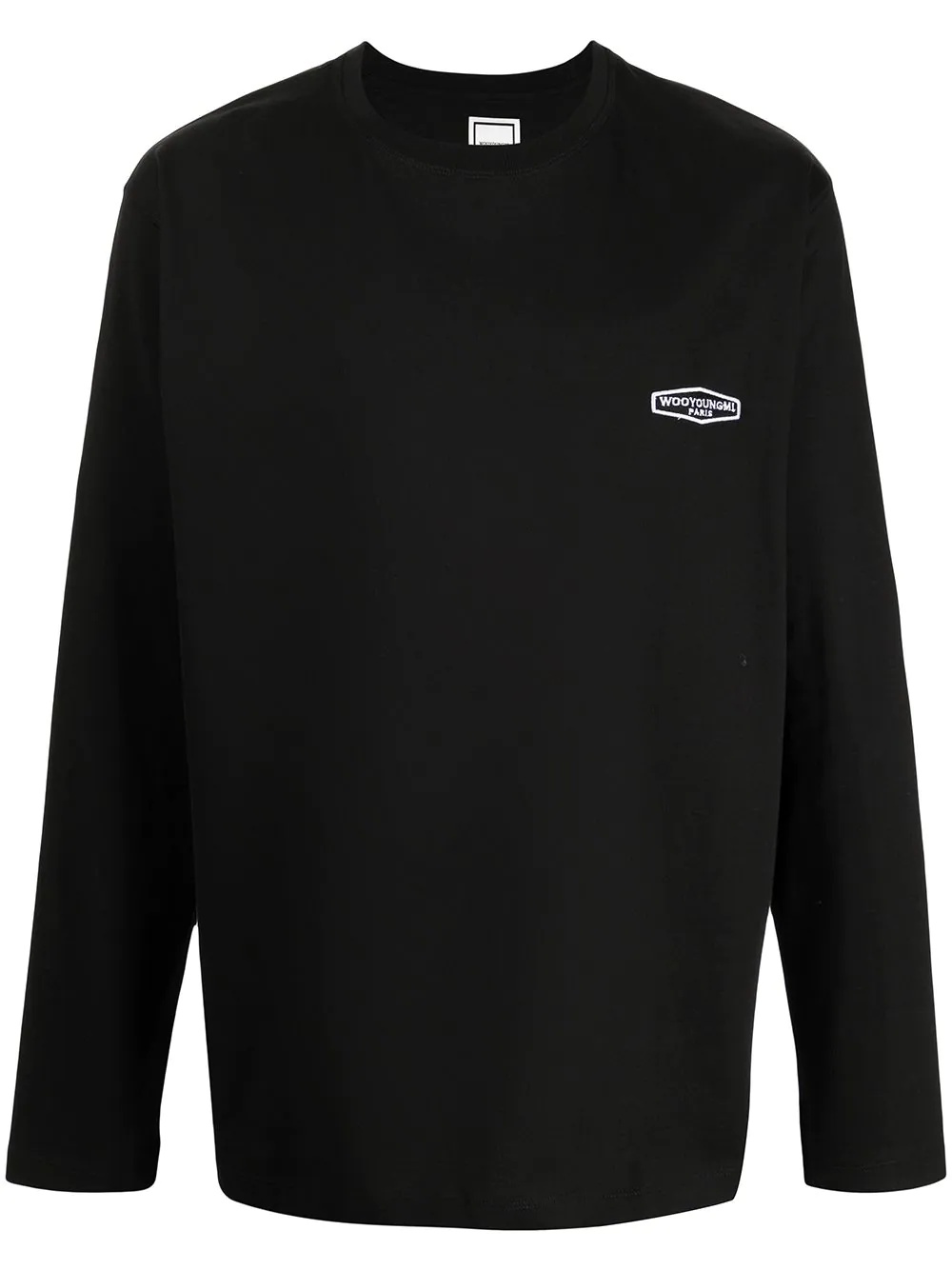 logo-print long-sleeved T-shirt - 1