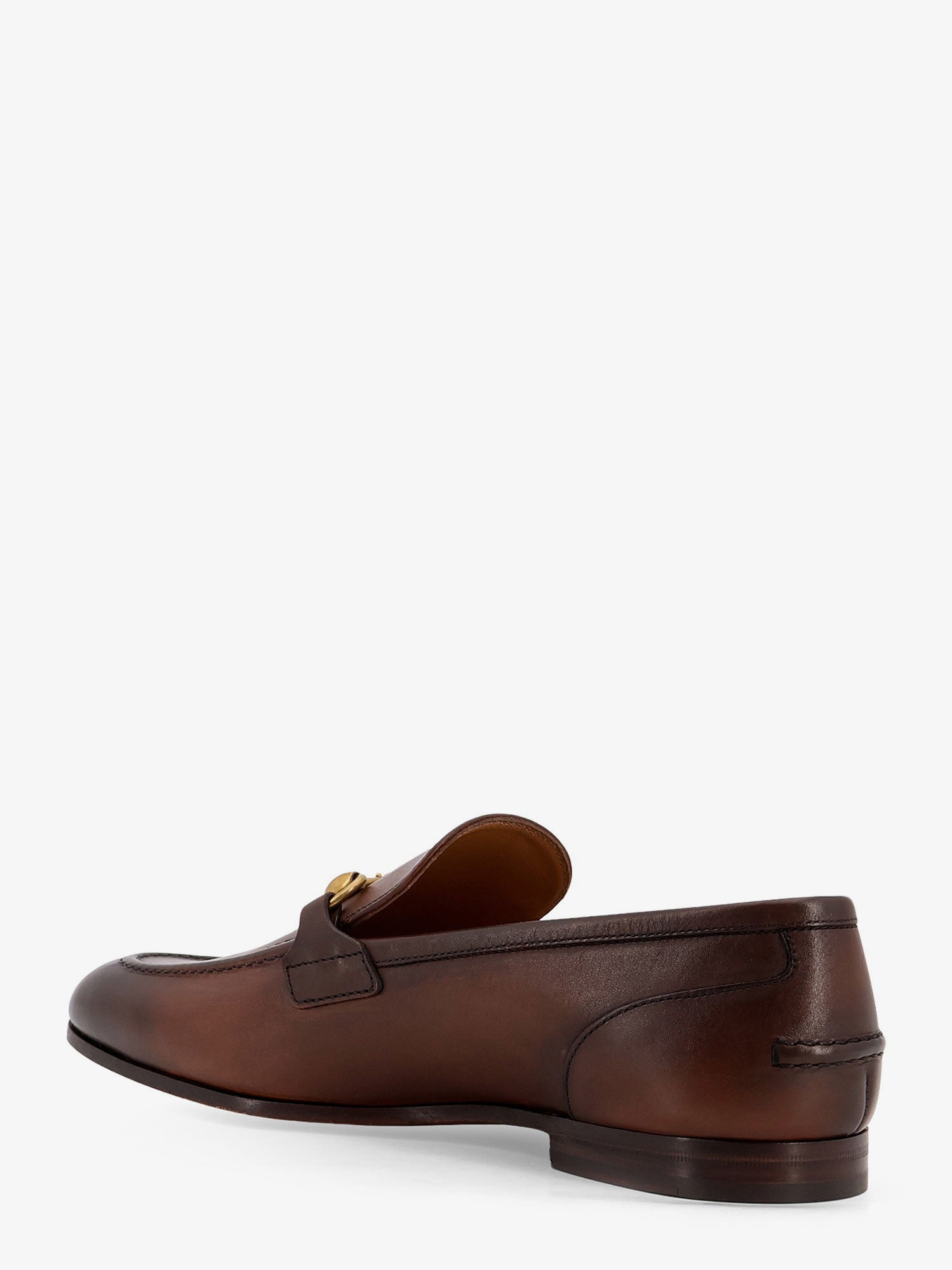 Gucci Men Jordaan Leather Loafers - 3