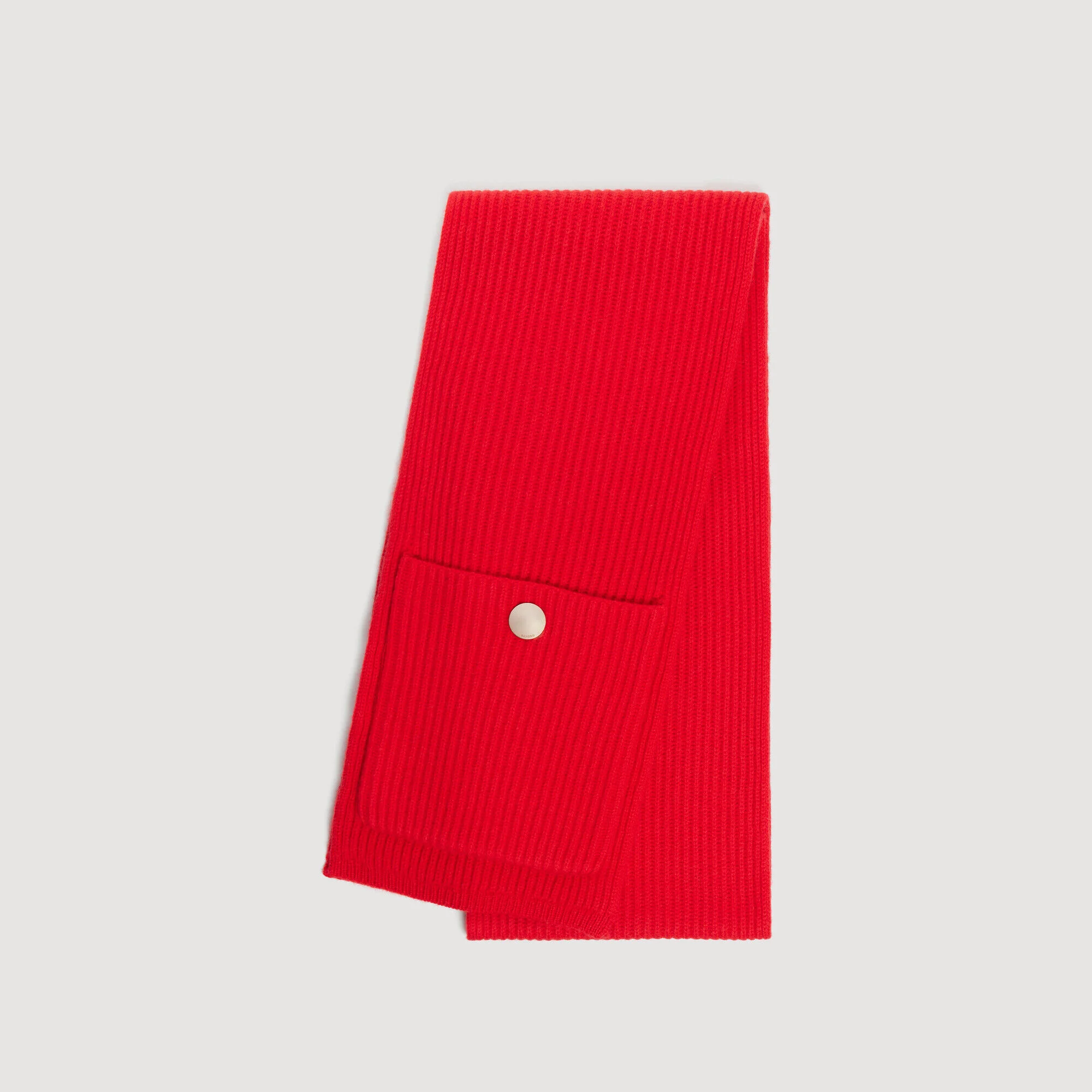 WOOL AND CASHMERE SCARF - 1
