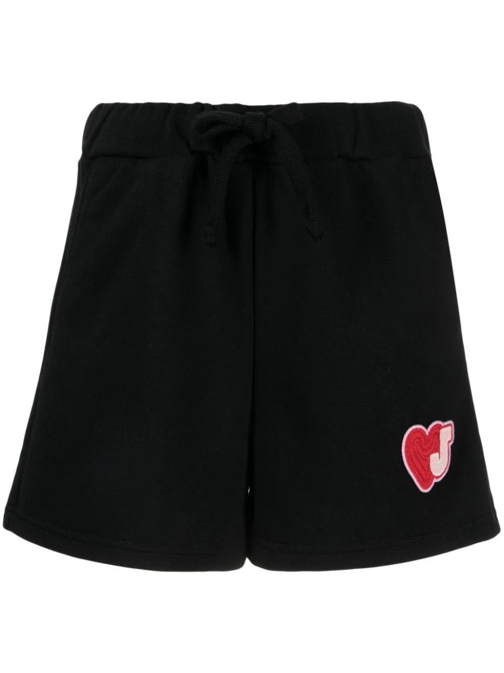 logo-appliqué drawstring shorts - 1