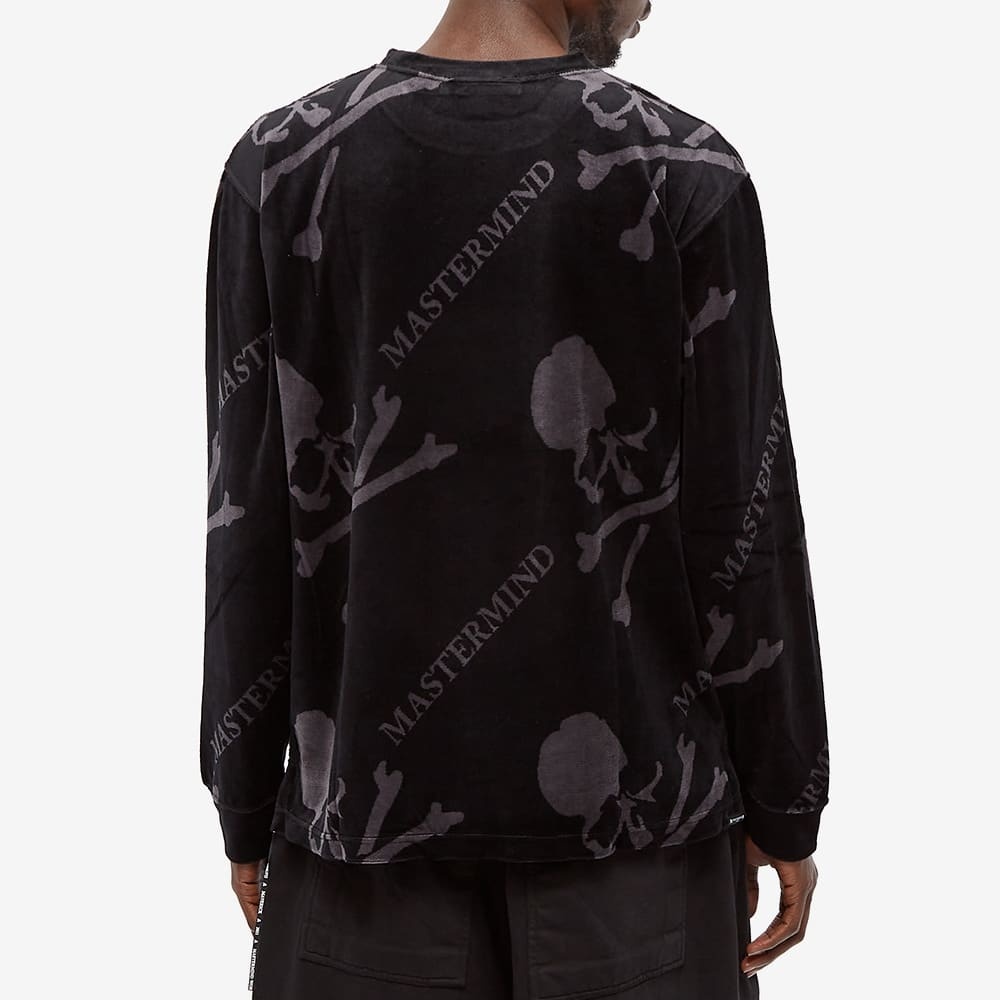 MASTERMIND WORLD Velour All Over Skull Sweat - 4