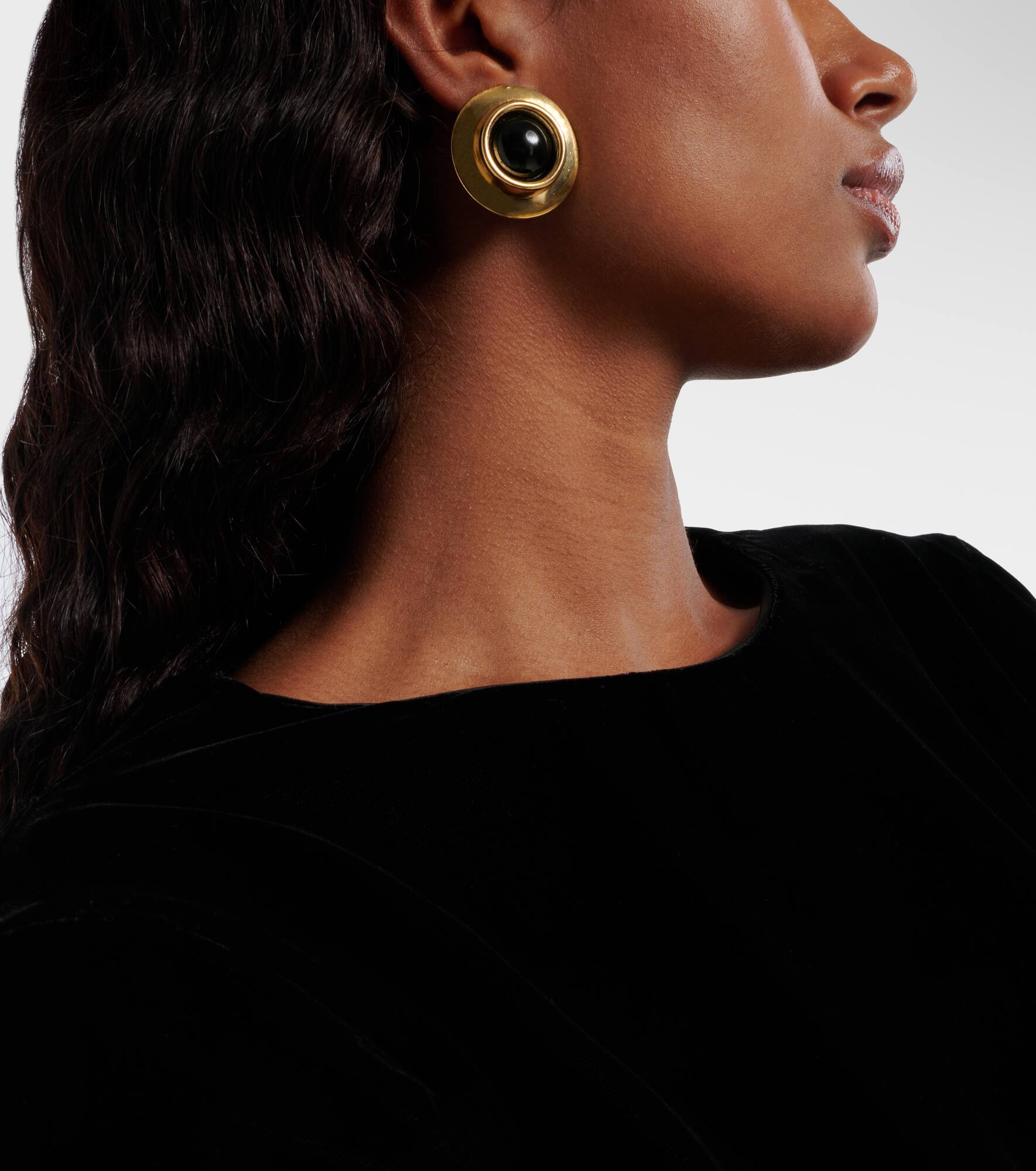 Alva gold-plated earrings - 3