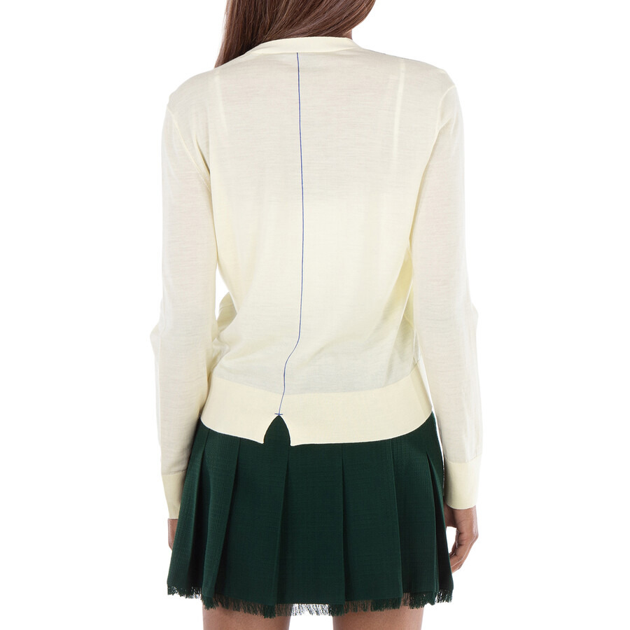 Burberry Long Sleeve Button-Up Cardigan - 4