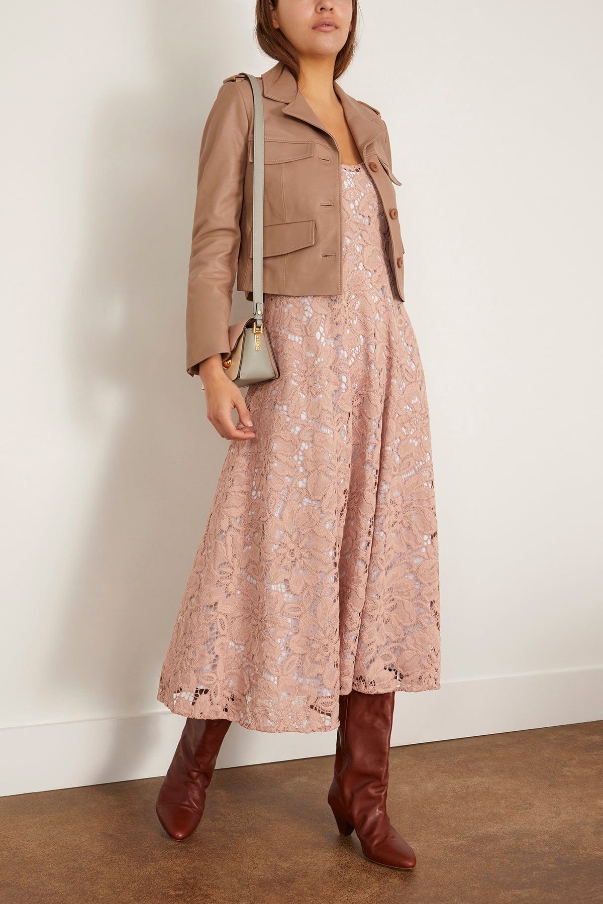 Sleek Statement I Jacket in Tan - 2