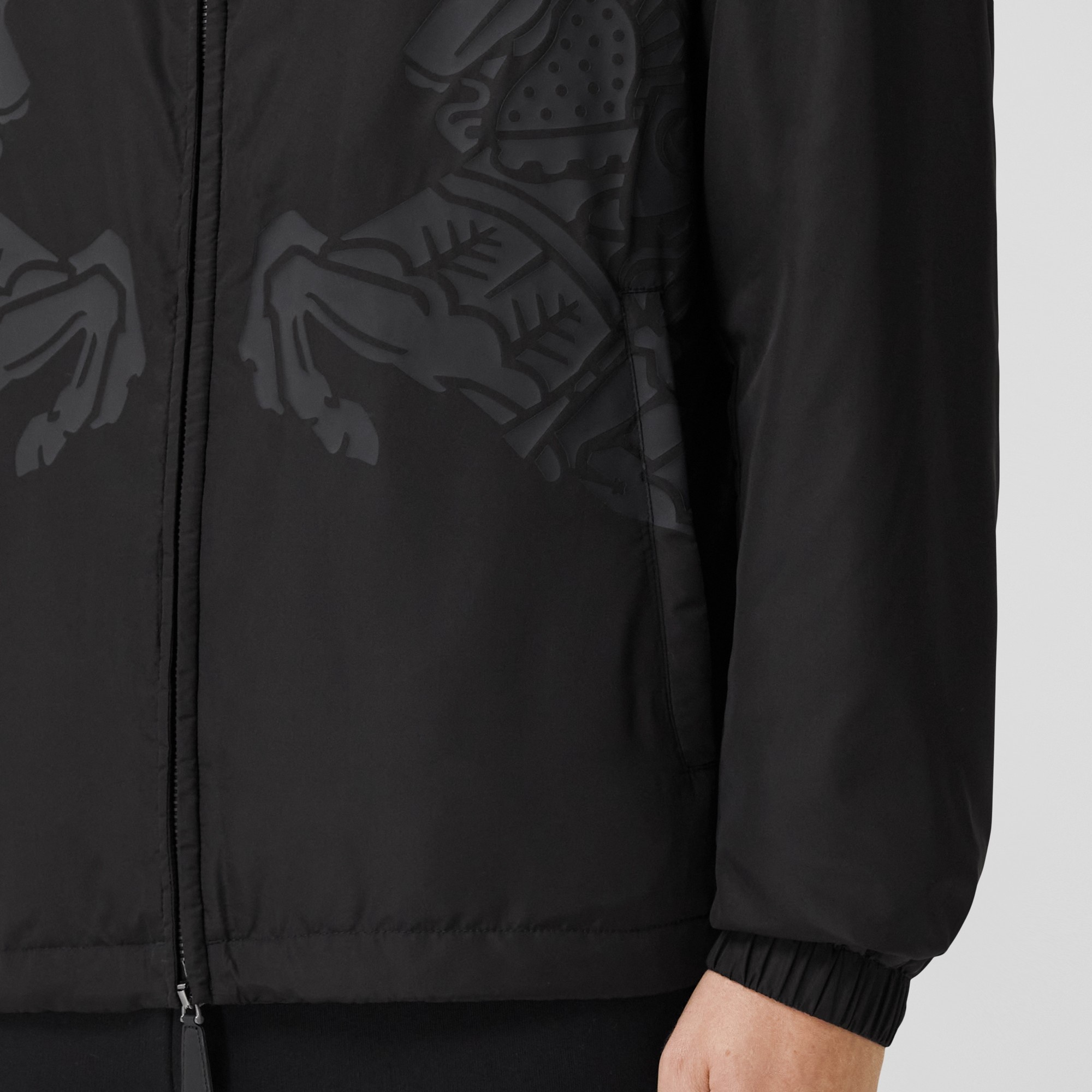 Equestrian Knight Design Hooded Jacket - 5